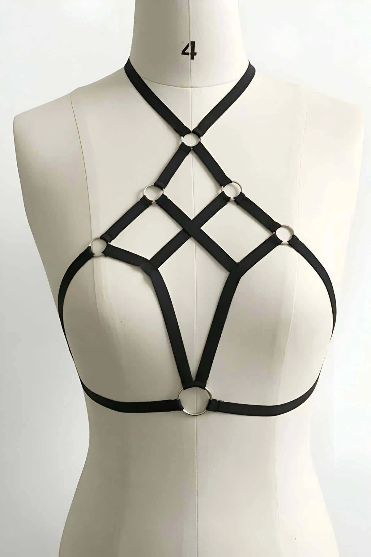 Göğüs Kafesli Seksi Harness