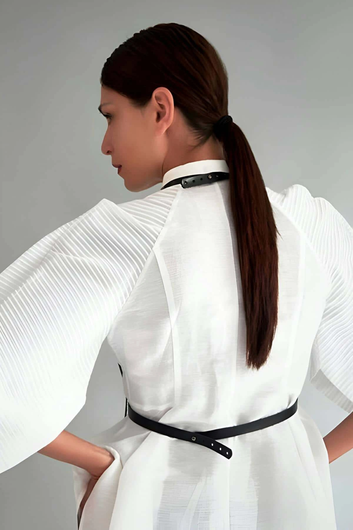 Gömlek Üzeri Deri Aksesuar, Şık Deri Harness - Brf601