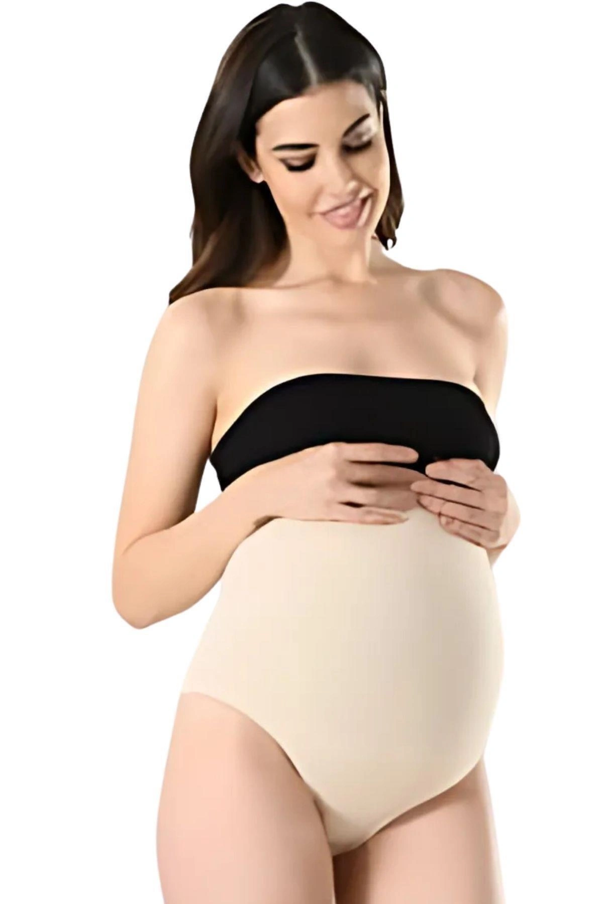 Hamile Slip Dikişsiz Korse Kadın 4449