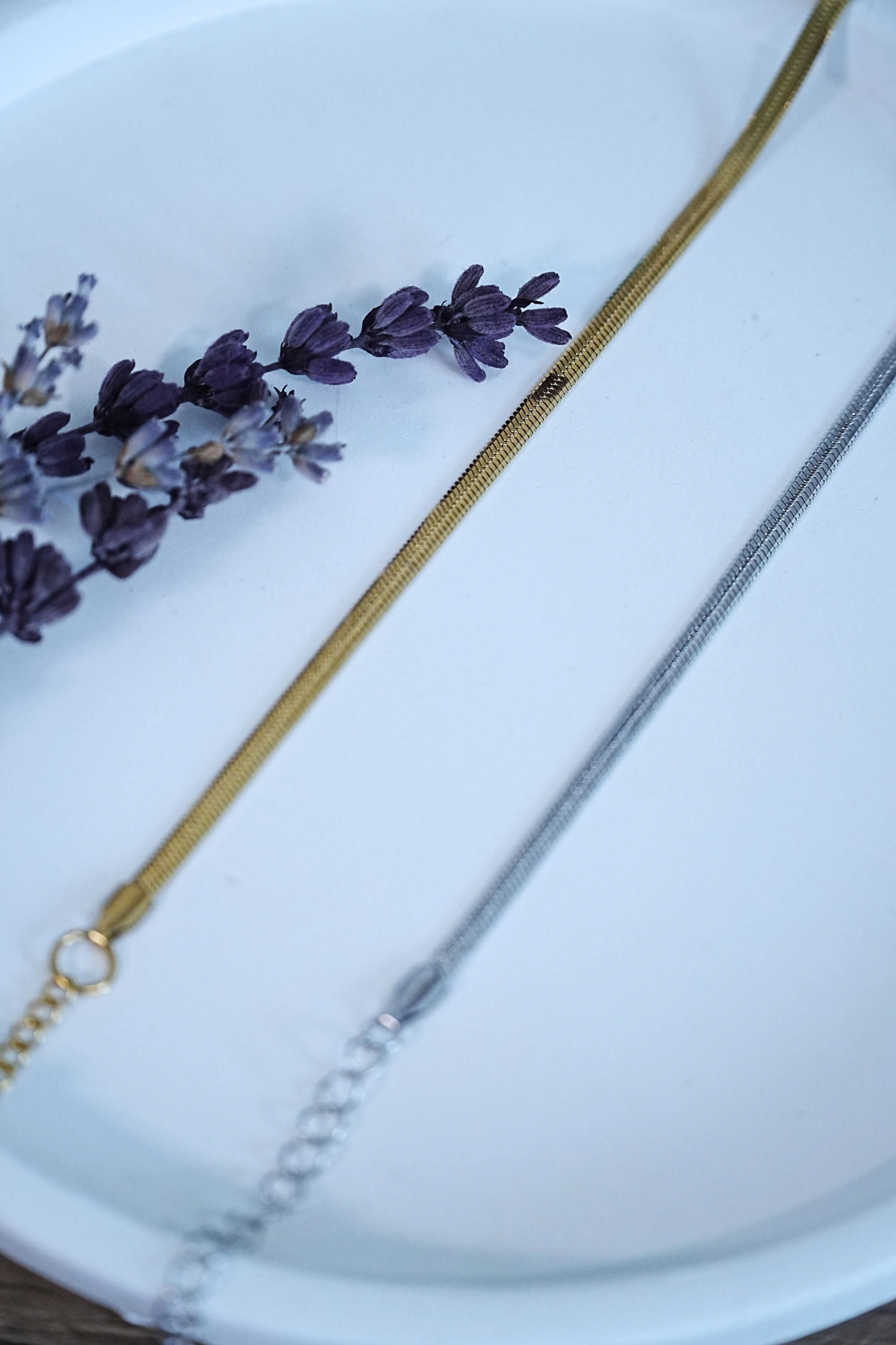 İtalyan Tasarım Çelik Çift Bileklik  Unisex Altın Gümüş Renk, Kararmaz 2 Adet