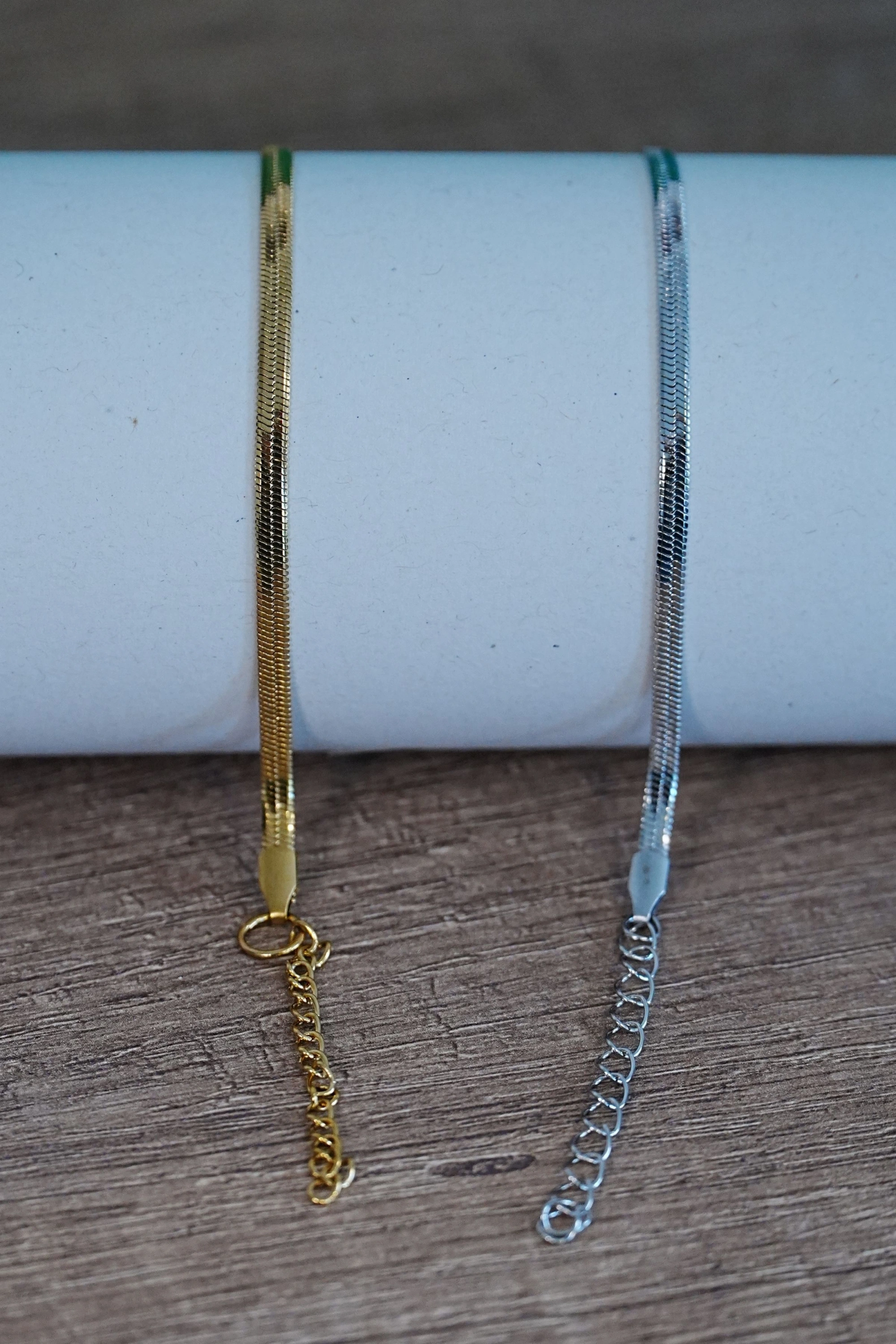 İtalyan Tasarım Çelik Çift Bileklik  Unisex Altın Gümüş Renk, Kararmaz 2 Adet