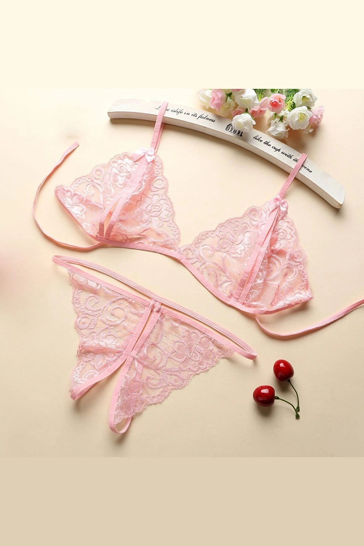 Kadın Dantelli Sütyen Külot Takımı 5li Set