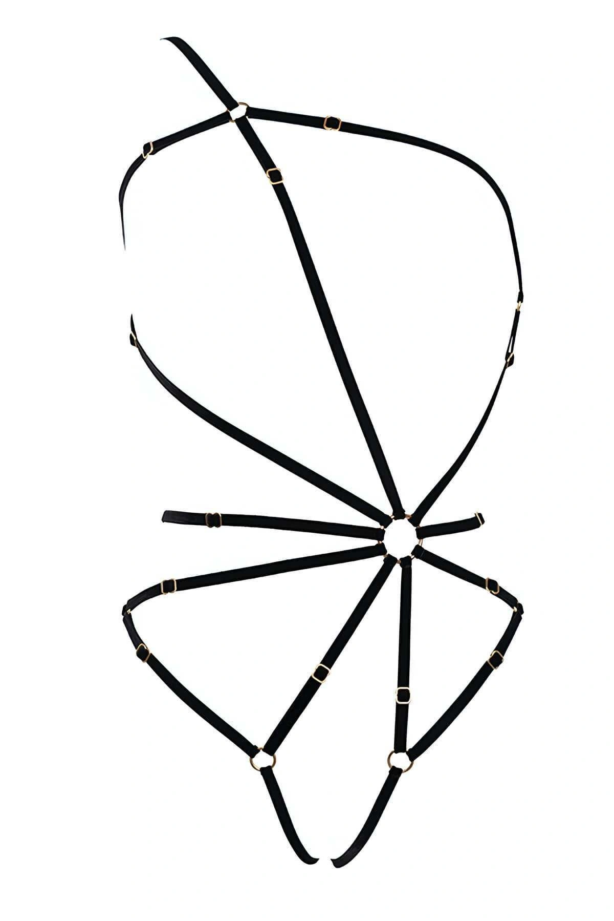 Kadın İç Giyim Lastik Harness - Brf340