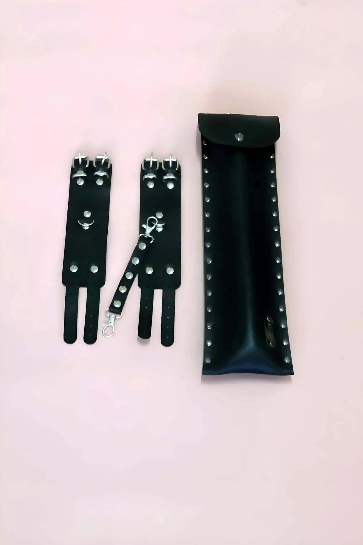 Kelepçe - Kırbaç Set, Kırbaç Takım, Fantezi Kelepçe Takım - Brf1304