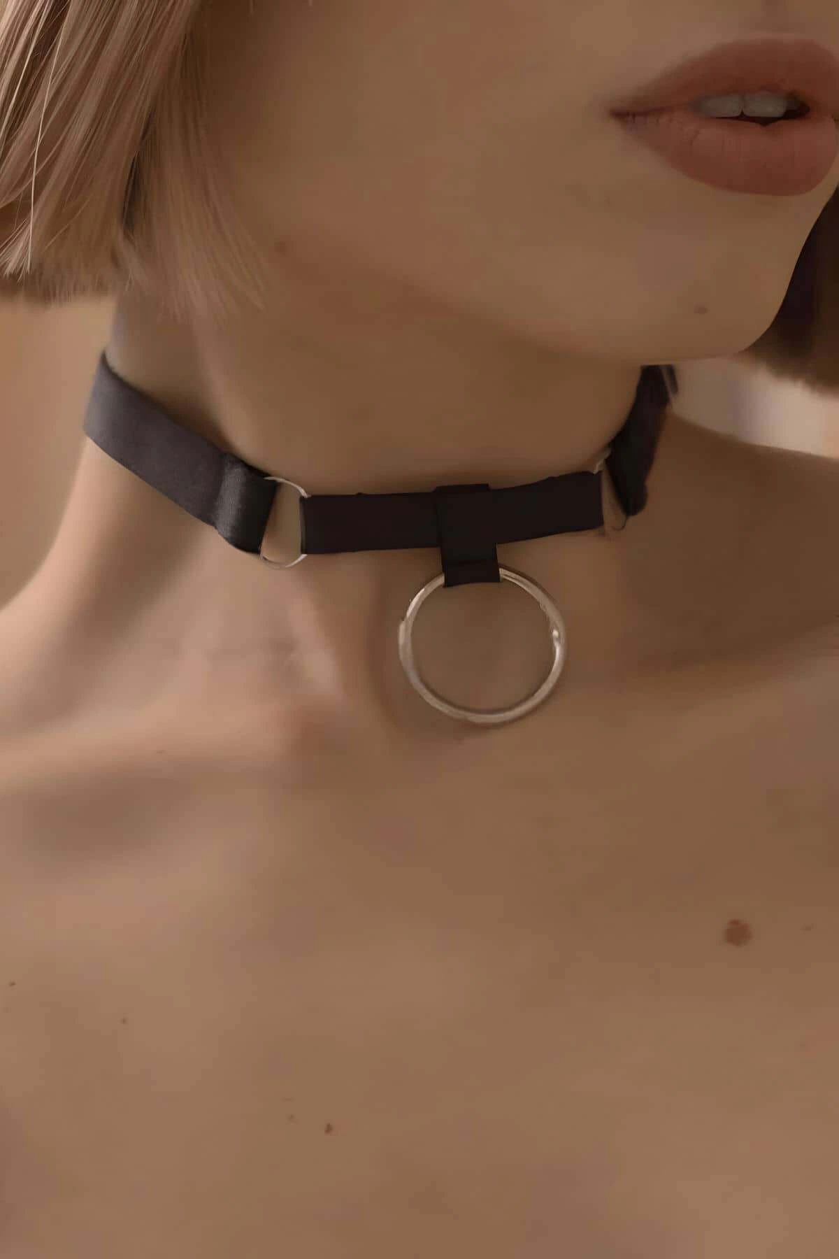 Lastik Bel Korse Harness, Fantazi İç Giyim Harness - Brf831