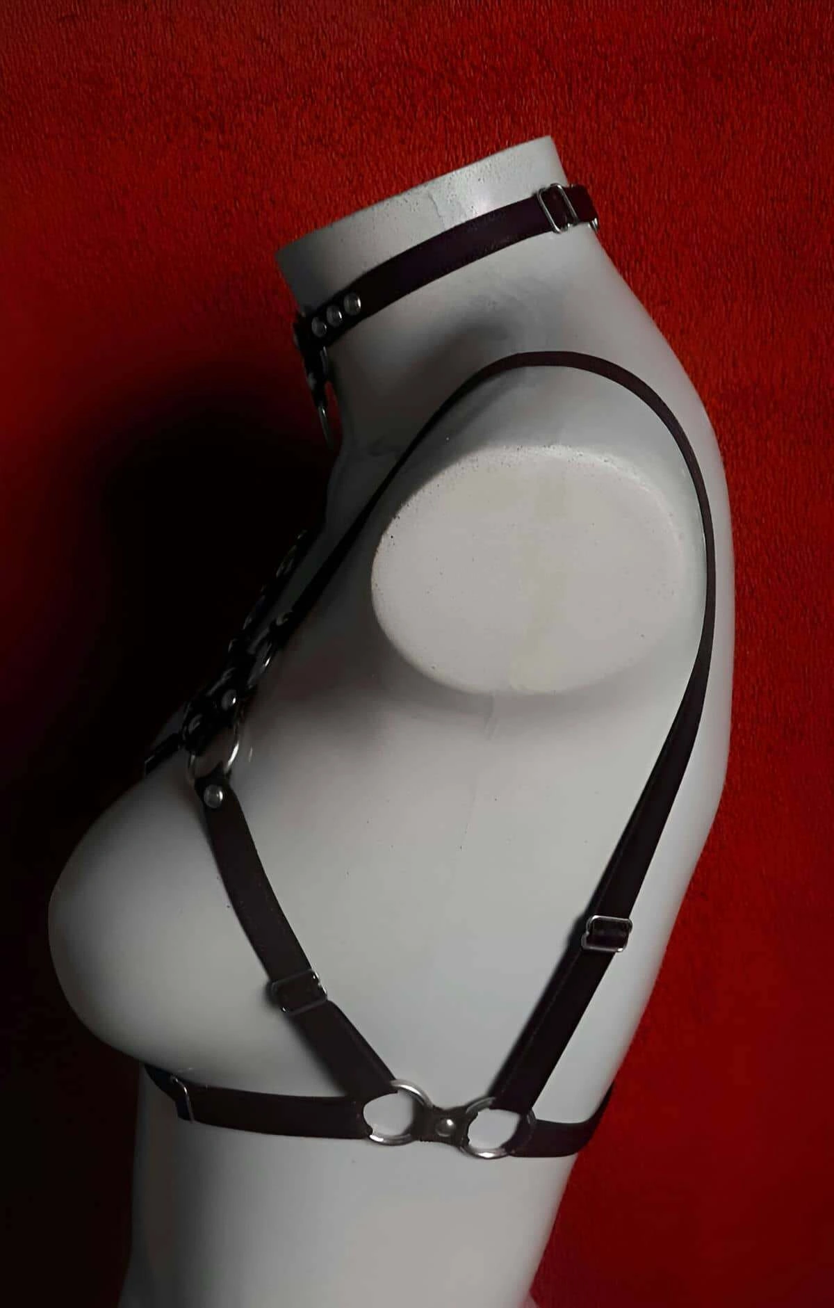Lastik Sütyen Harness - Seksi Lastik Harness Sütyen - Bayan İç Giyim Lastik Sütyen - Brf571