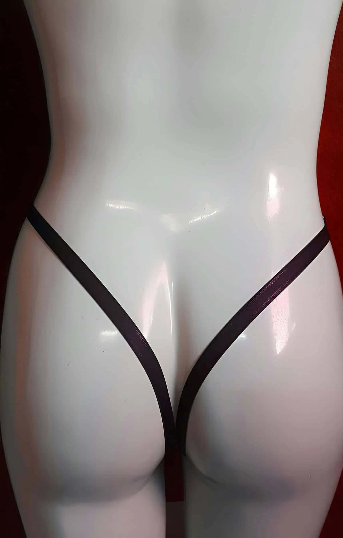 Lastik Tanga Harness - Seksi Harness Külot - Erotik Lastik Harness İç Çamaşırı - Brf572