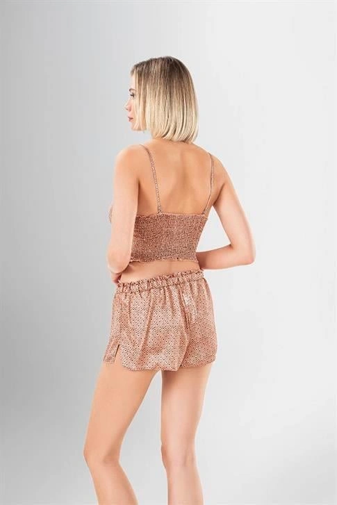 Lesca 3lü Şort Takımı Desenli