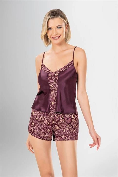 Lesca 3lü Şort Takımı Desenli