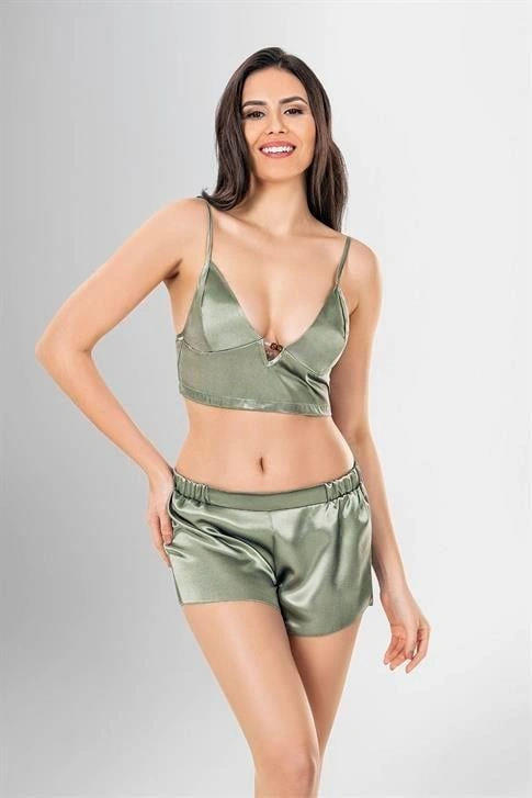 Lesca 3lü Şort Takımı Desenli