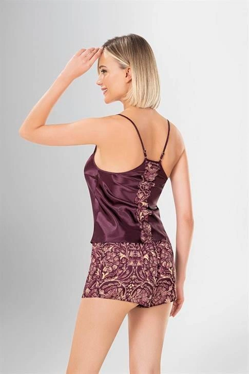 Lesca 3lü Şort Takımı Desenli