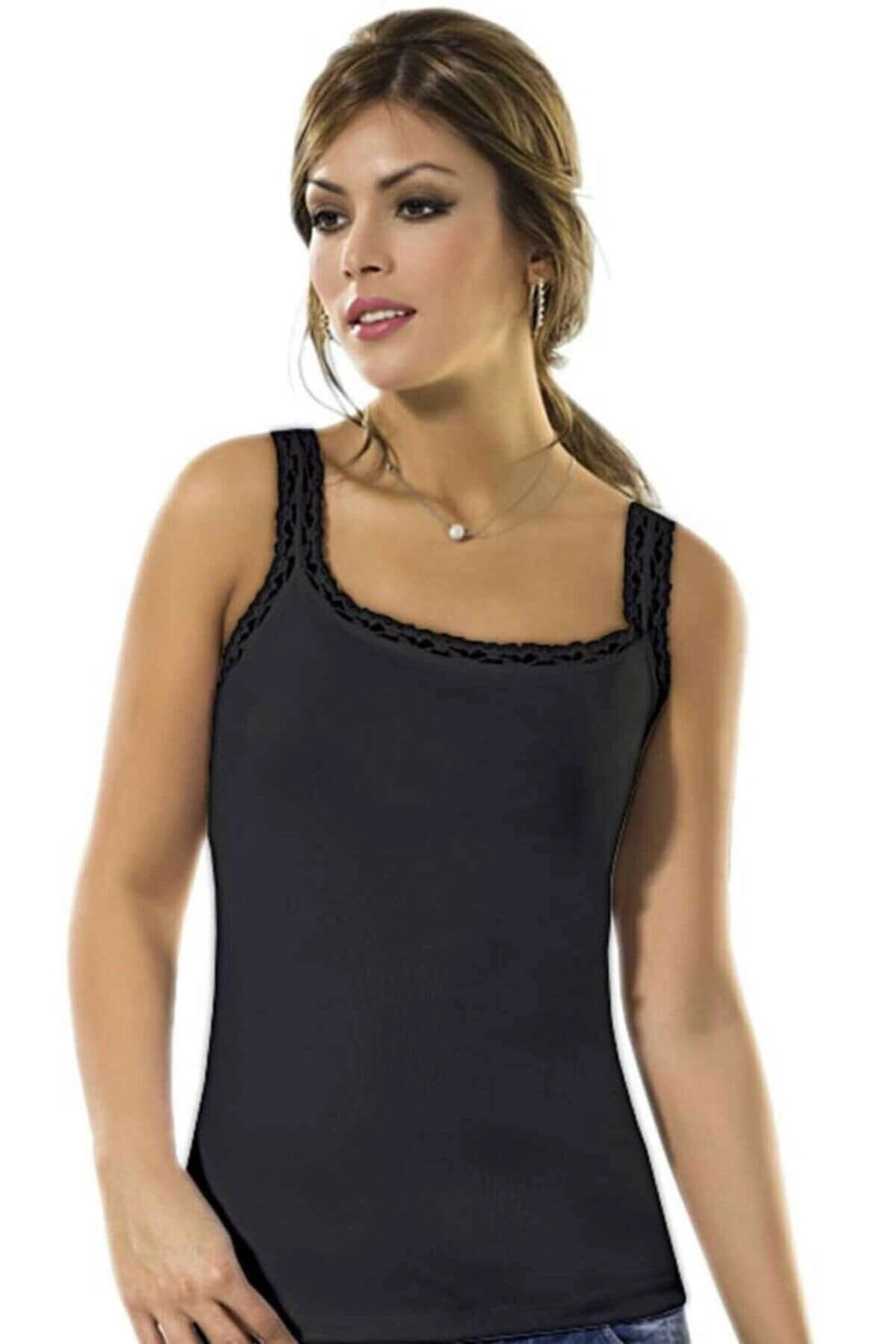 Lesca Bayan Dantel Askılı Atlet 2172