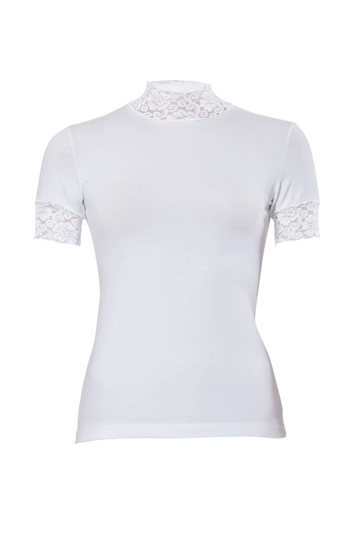 Lesca Dantelli Balıkçı T-shirt 2180