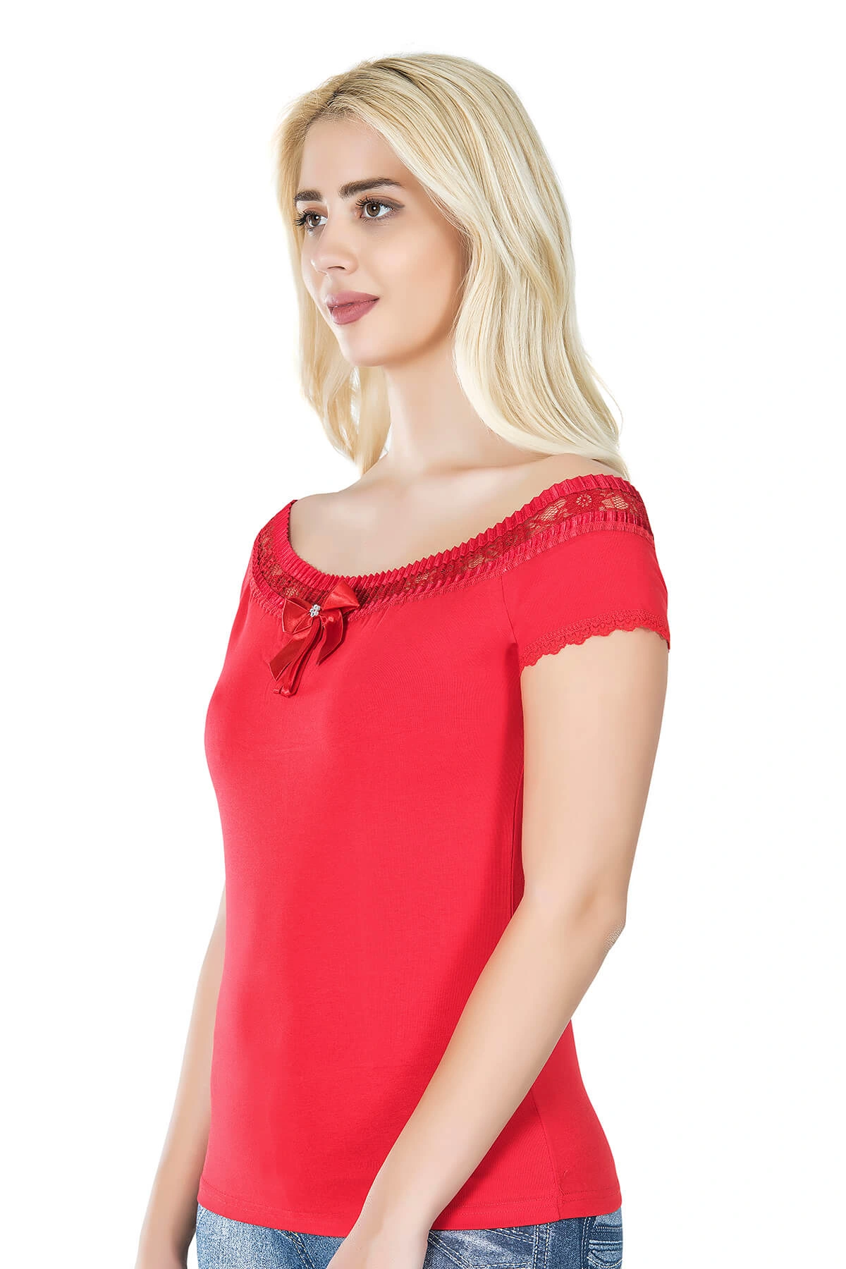 Lesca Dantelli Kadın Tişört 259