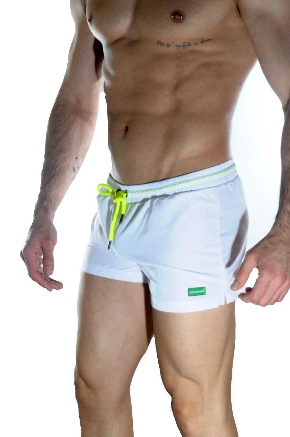 Lesca Erkek Beyaz Mini Mayo Short