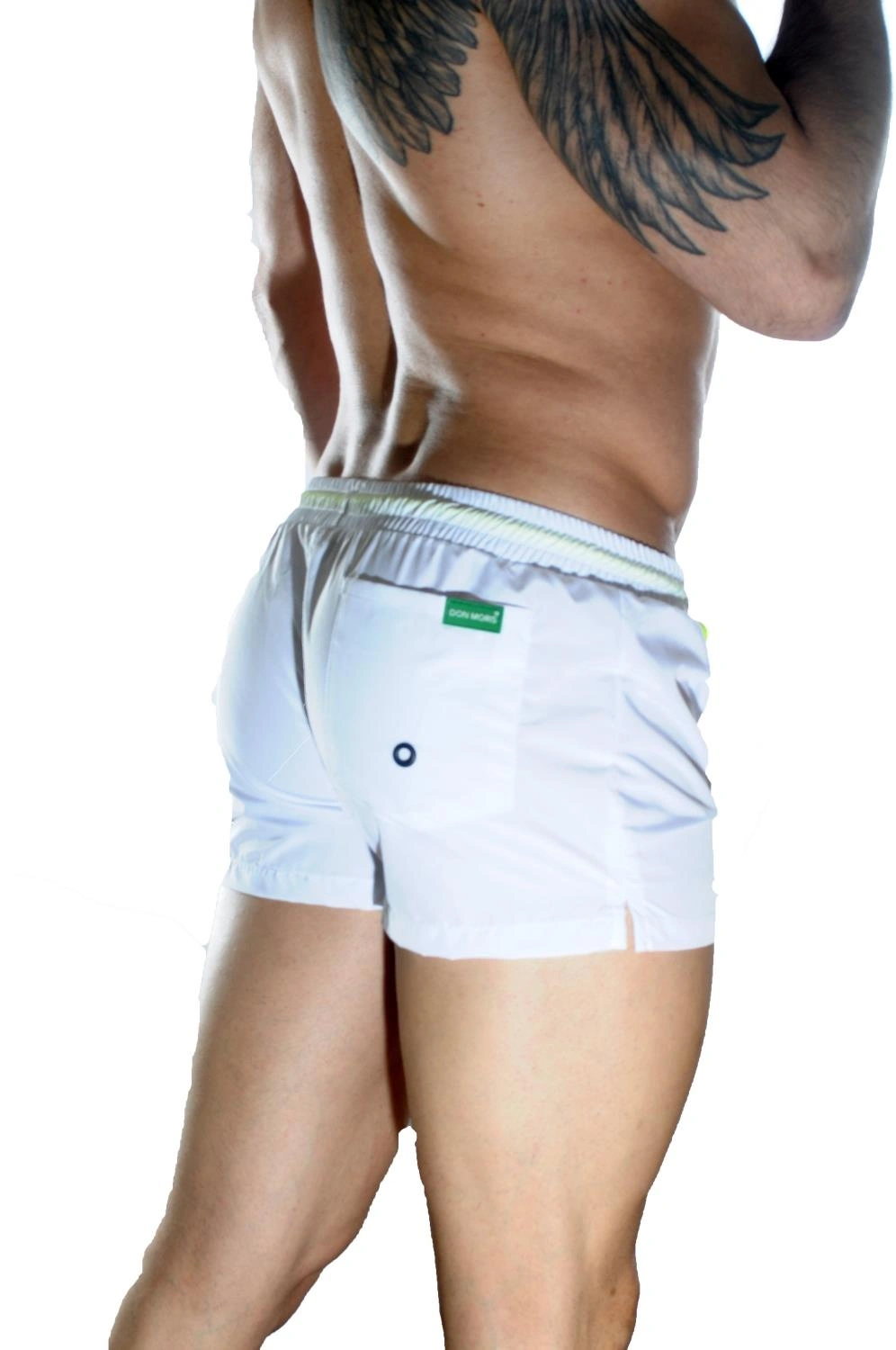 Lesca Erkek Beyaz Mini Mayo Short