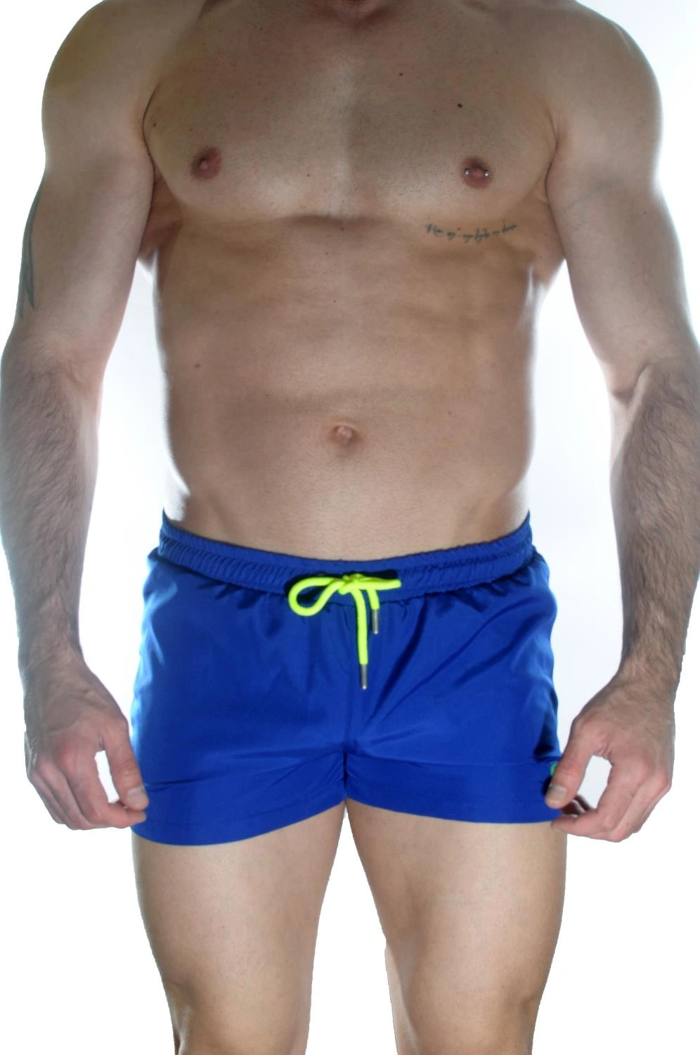 Lesca Erkek Mavi Mini Mayo Short