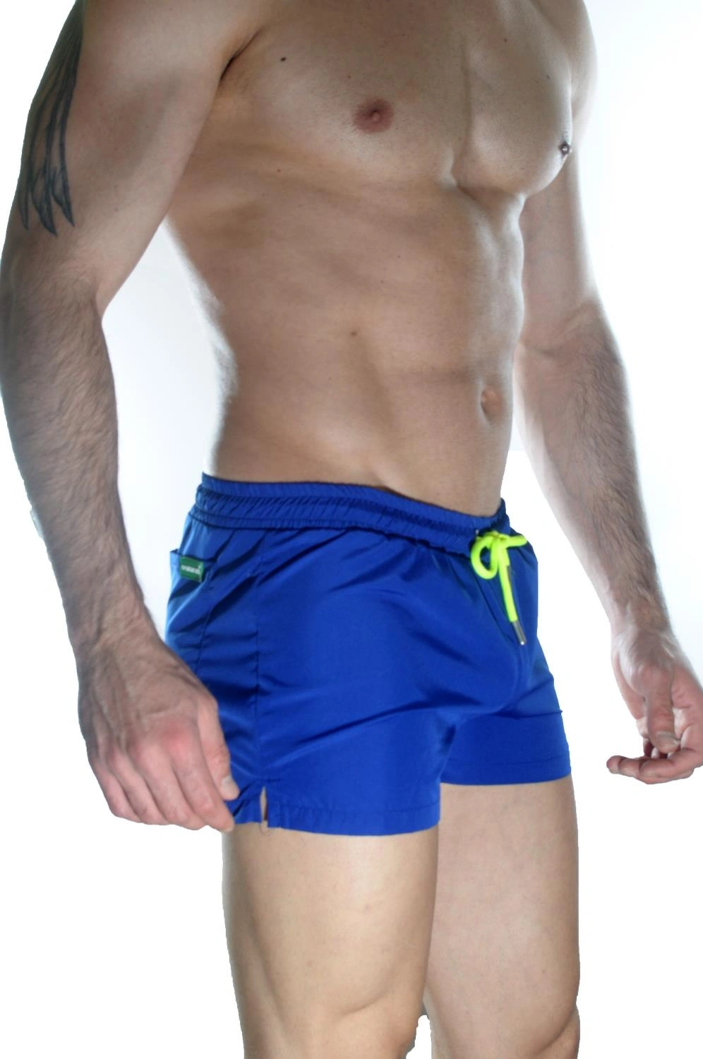 Lesca Erkek Mavi Mini Mayo Short