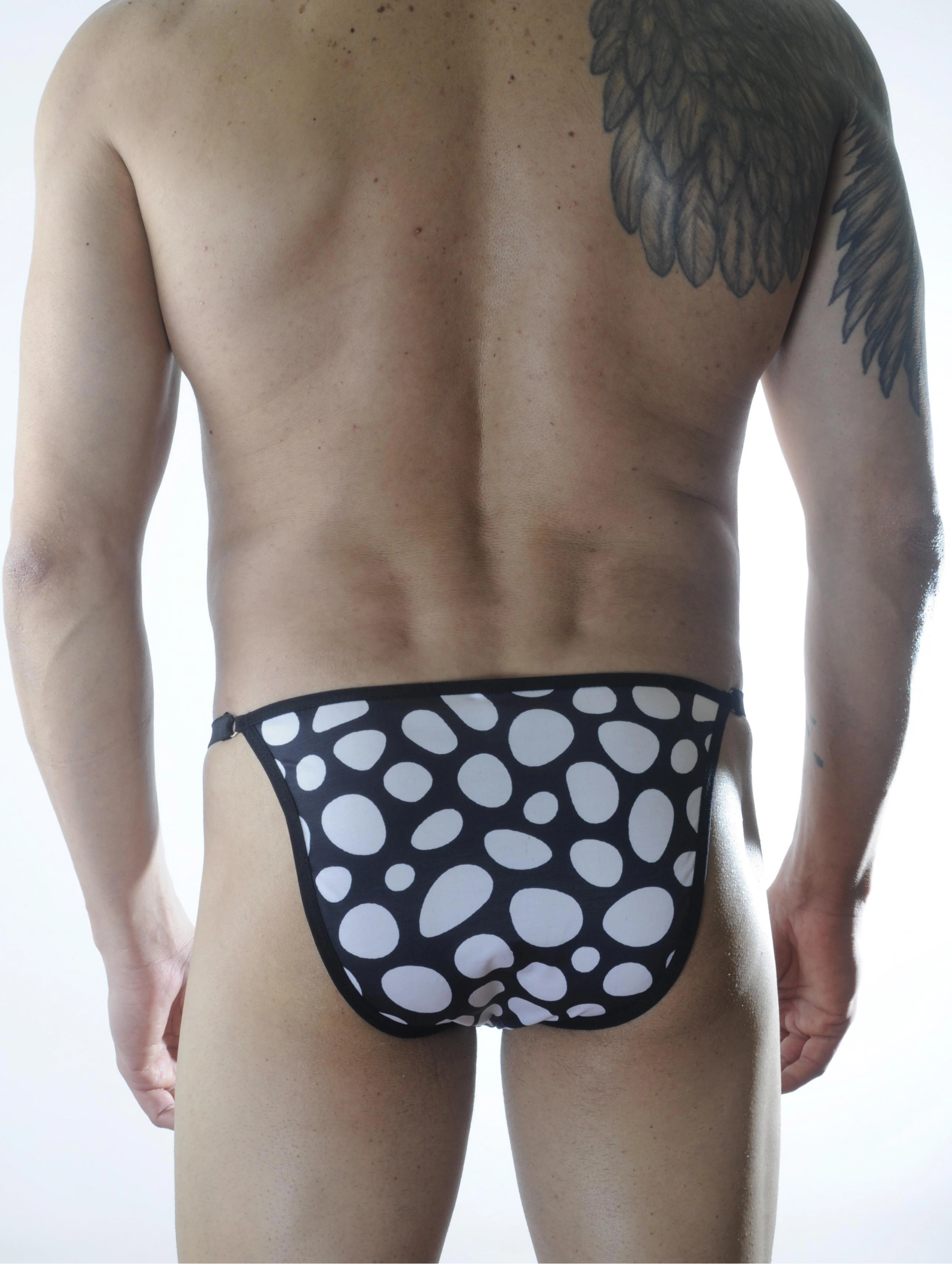 Lesca Erkek Metalli Desenli Slip Çamaşır