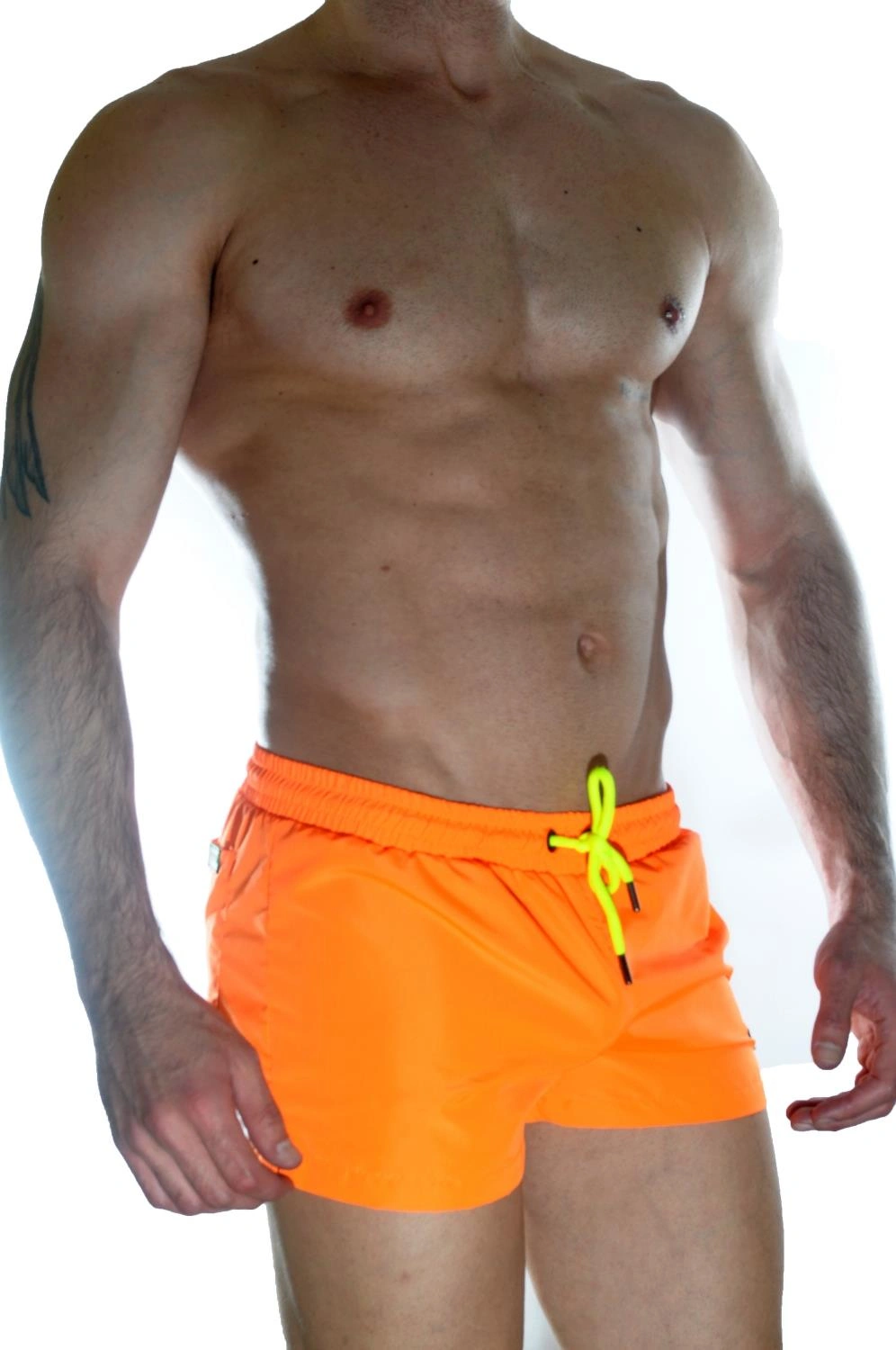 Lesca Erkek Renkli Mini Mayo Short