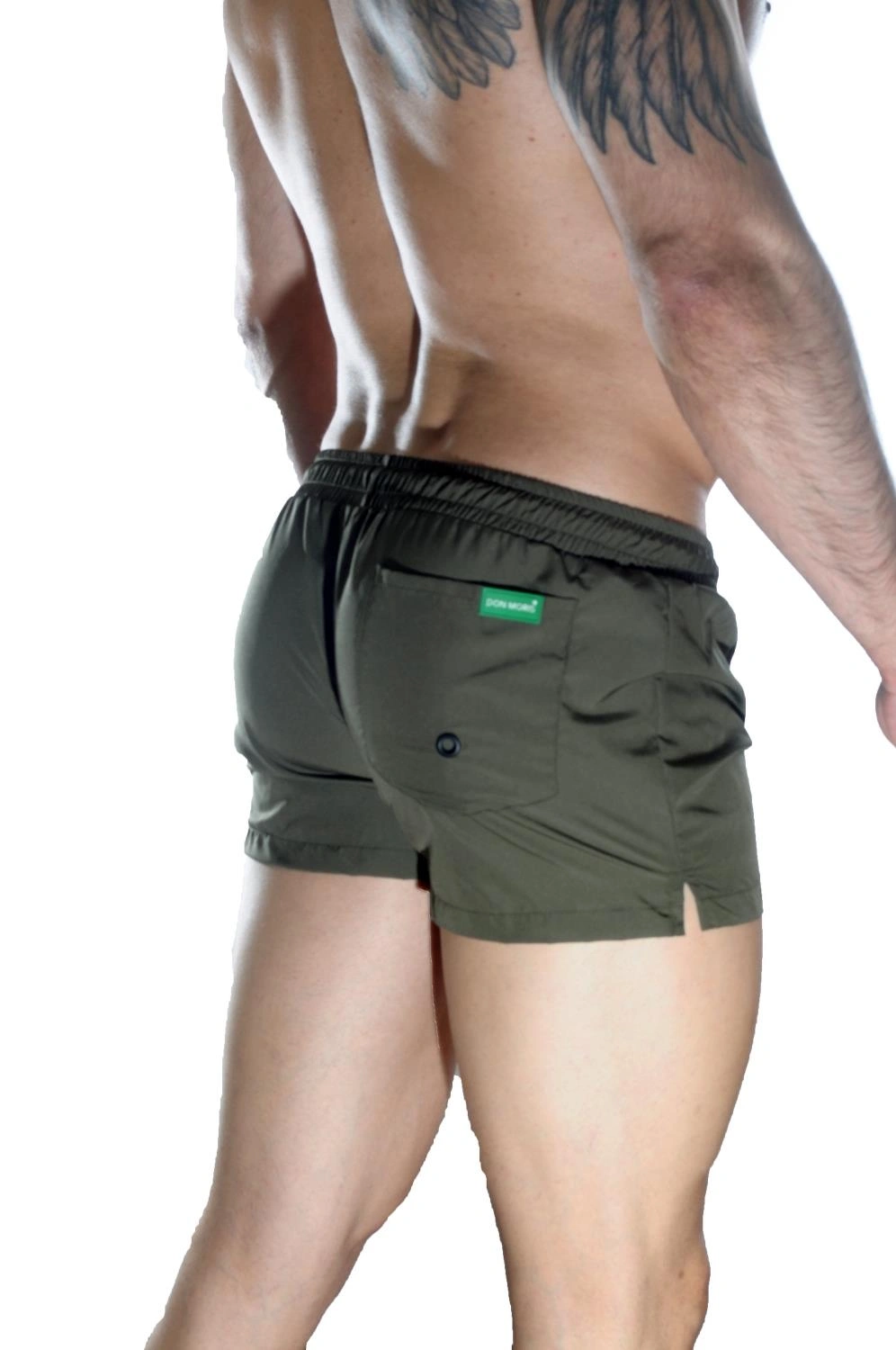 Lesca Erkek Yeşil Mini Mayo Short