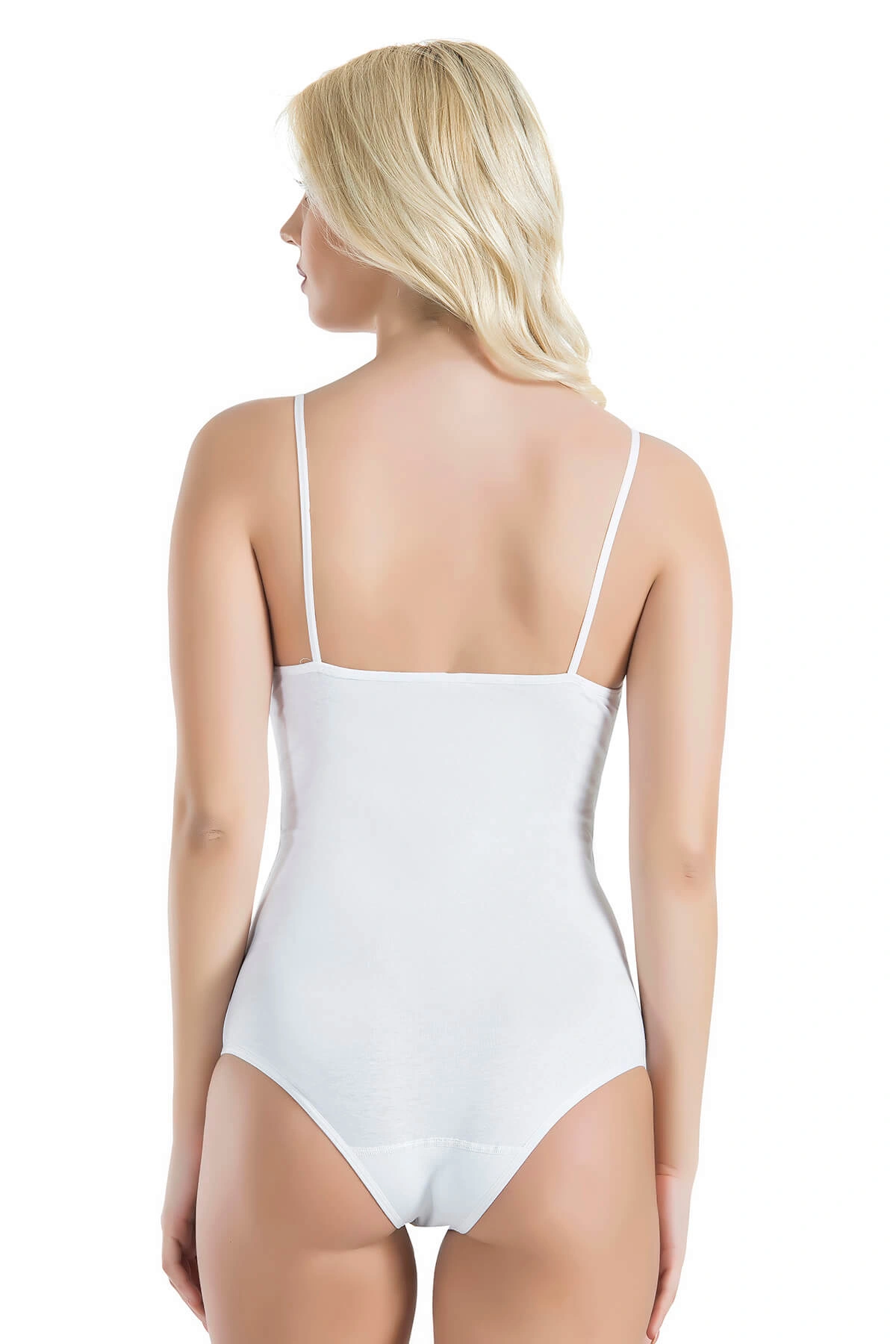 Lesca İp Askılı Dantelli Kadın Body 334