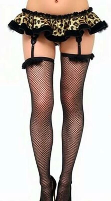 Lesca Leopar Desenli Mini Etek