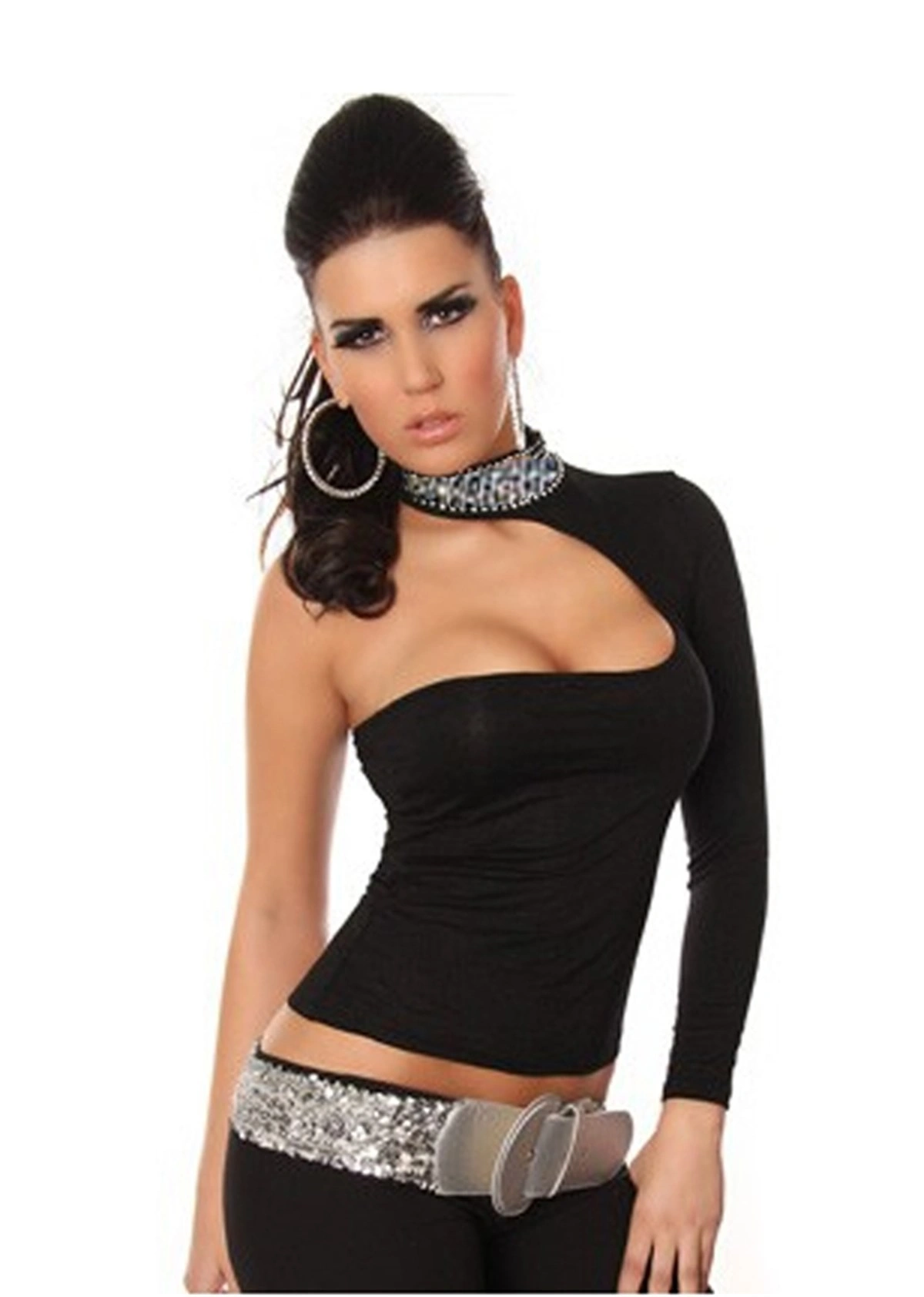 Lesca Lesca B101432 Pul Payet Aksesuarlı Bluz