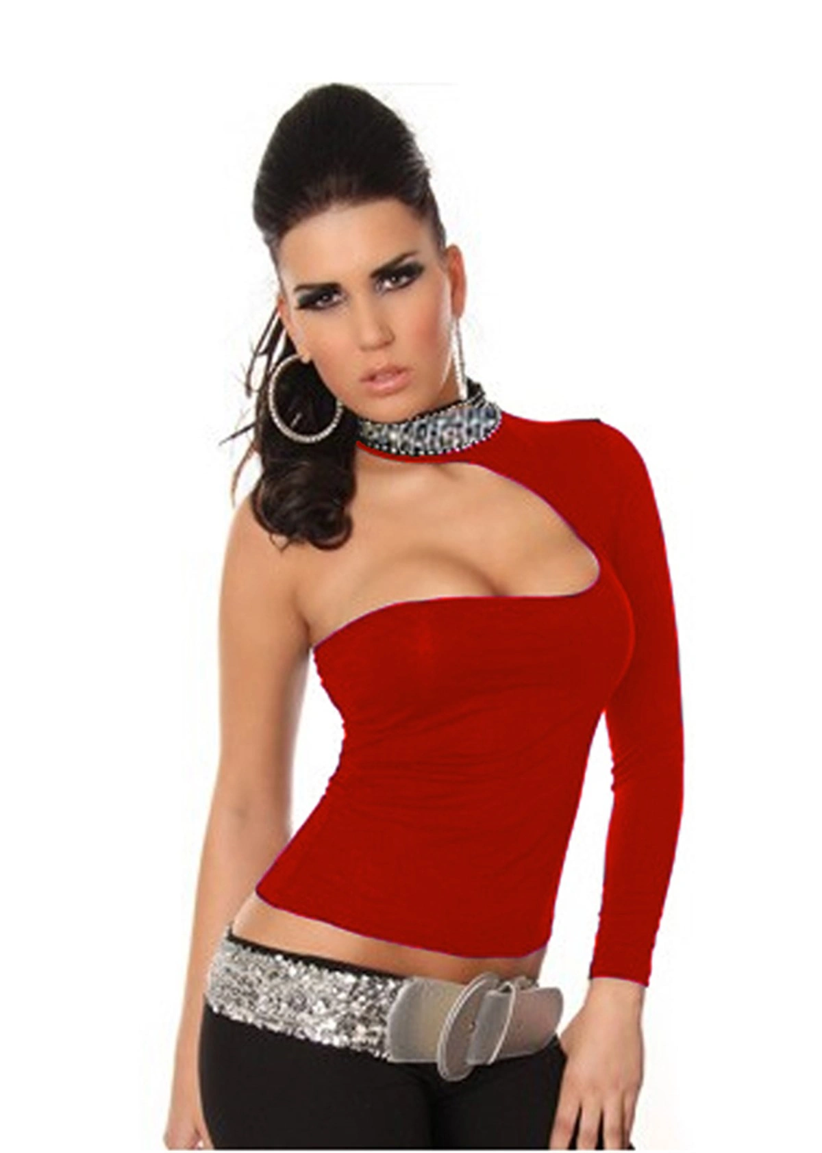 Lesca Lesca B101432 Pul Payet Aksesuarlı Bluz