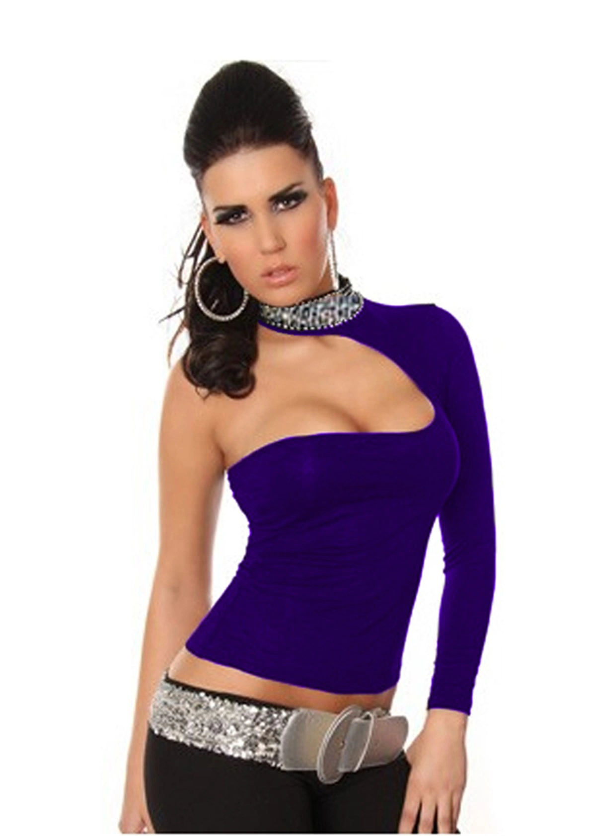 Lesca Lesca B101432 Pul Payet Aksesuarlı Bluz