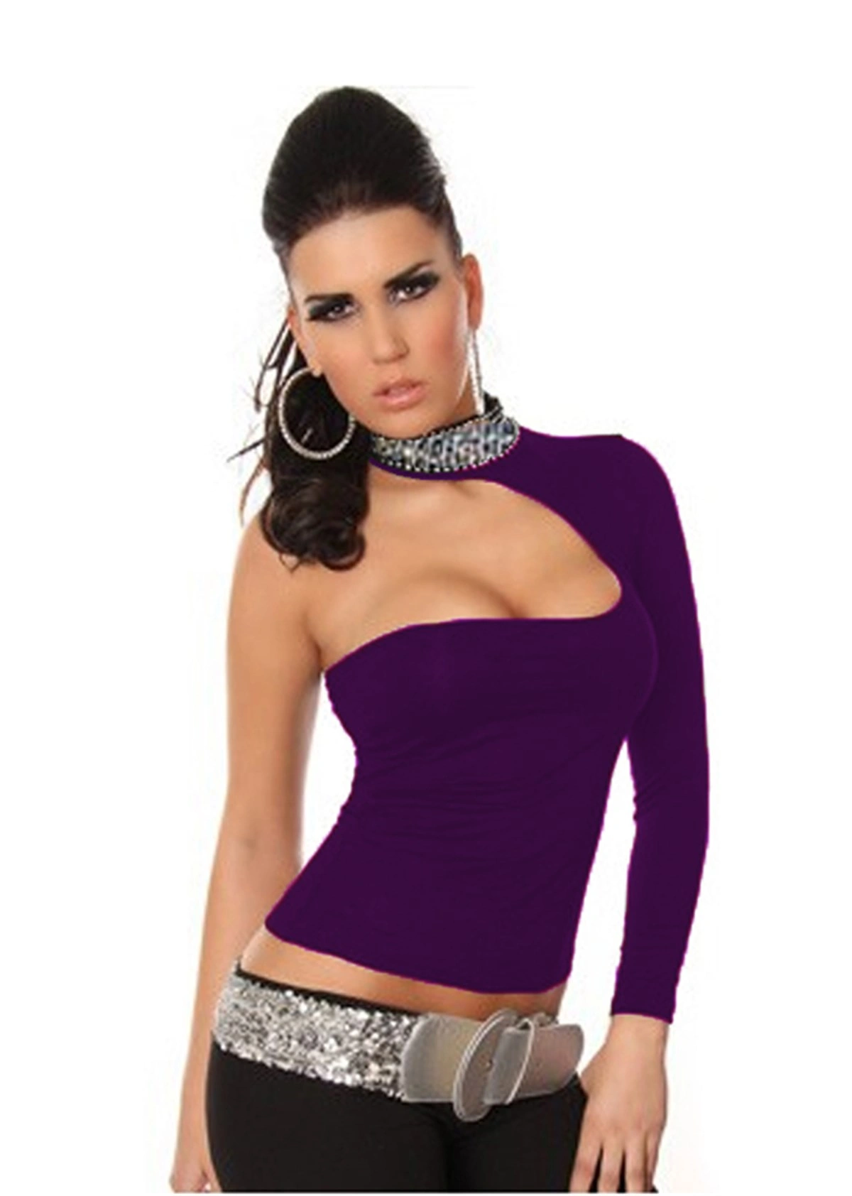 Lesca Lesca B101432 Pul Payet Aksesuarlı Bluz