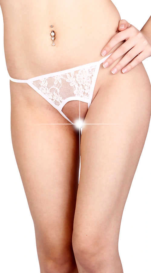 Lesca Lesca Beyaz Özel Bölgesi Açık Fantazi String Brf1163