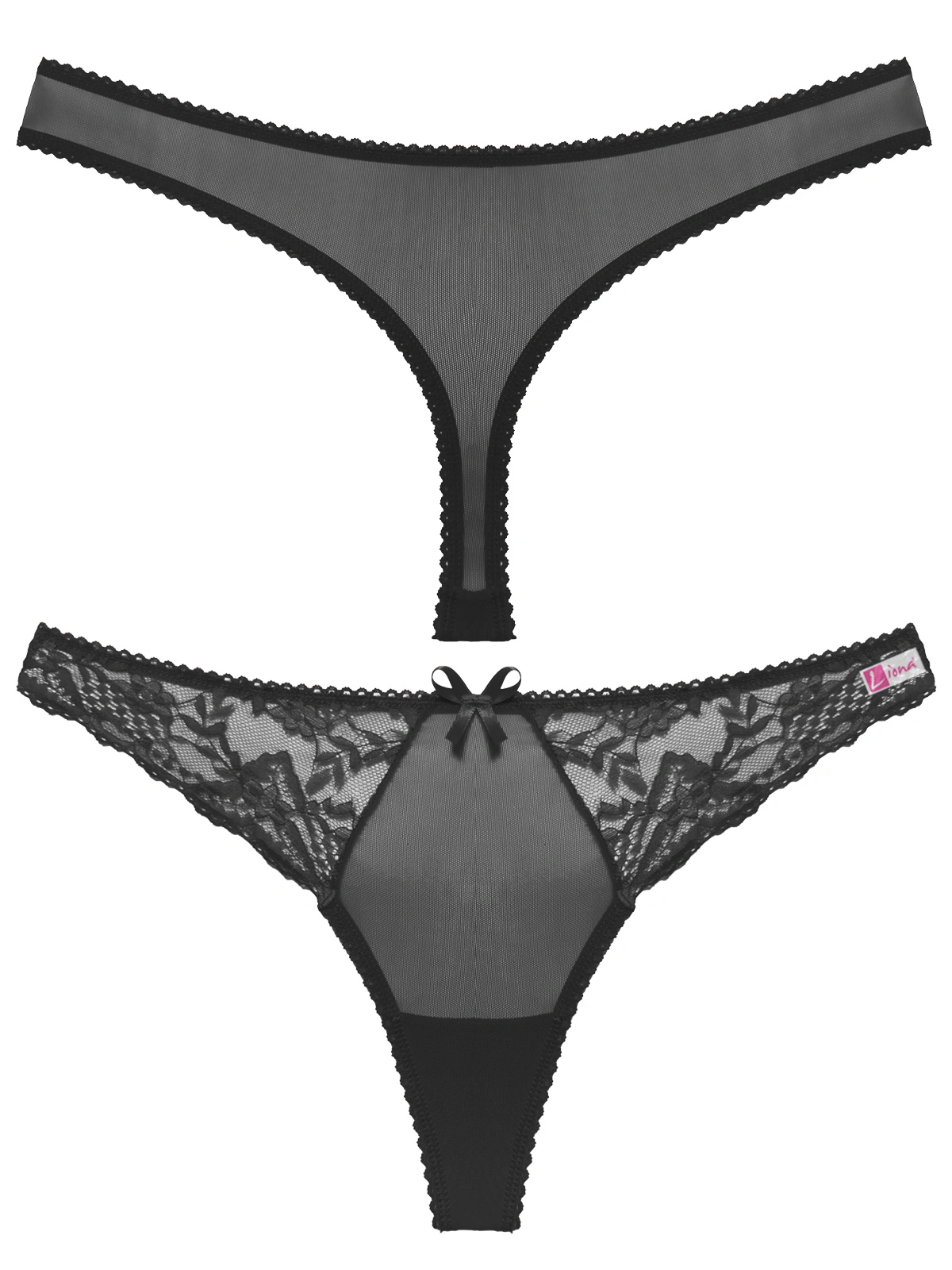 Lesca Lesca Büyük Beden Dantelli Fantezi G String Bato Külot