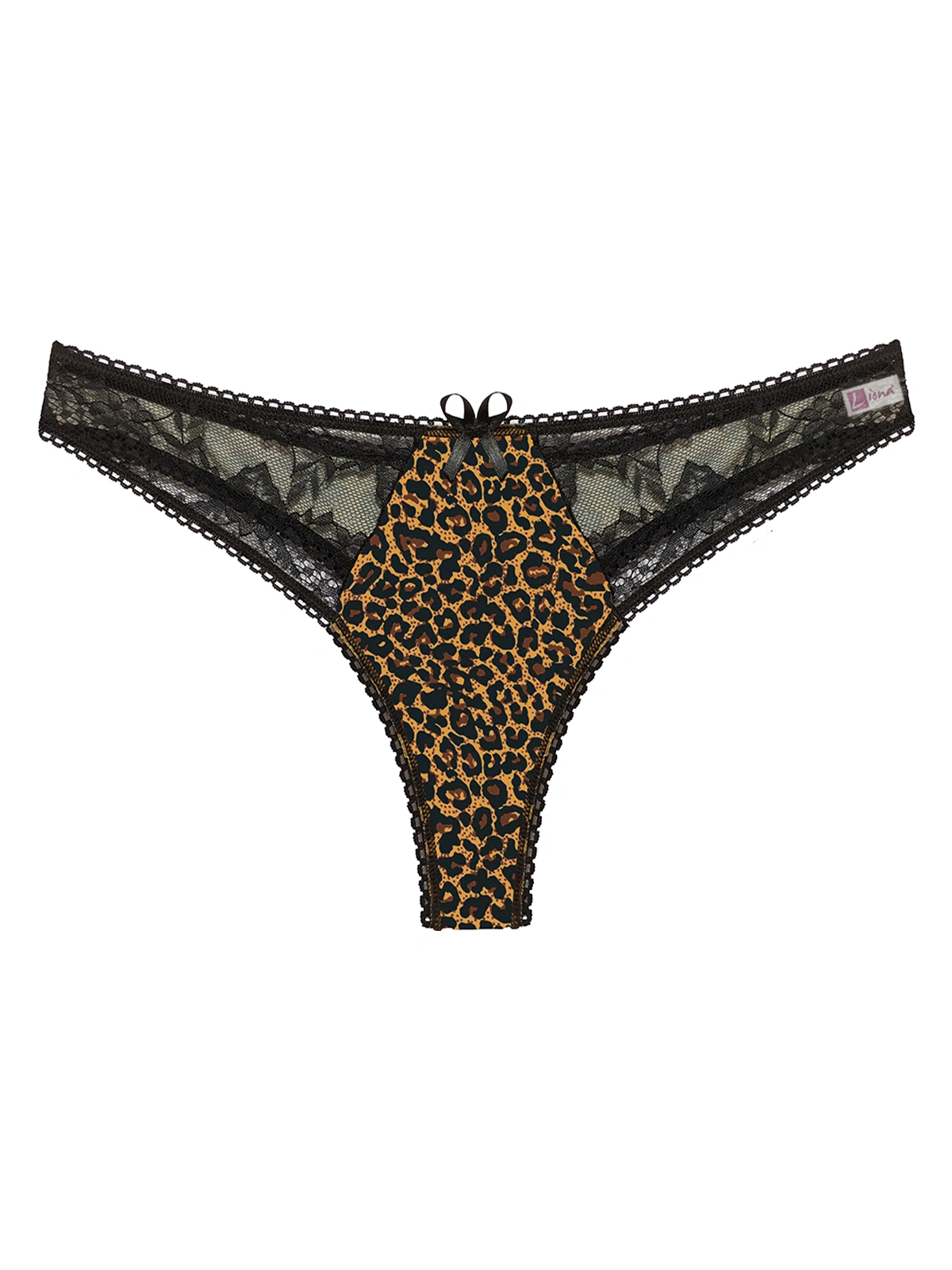 Lesca Lesca Büyük Beden Leopar Desenli Fantazi G String Bato Külot