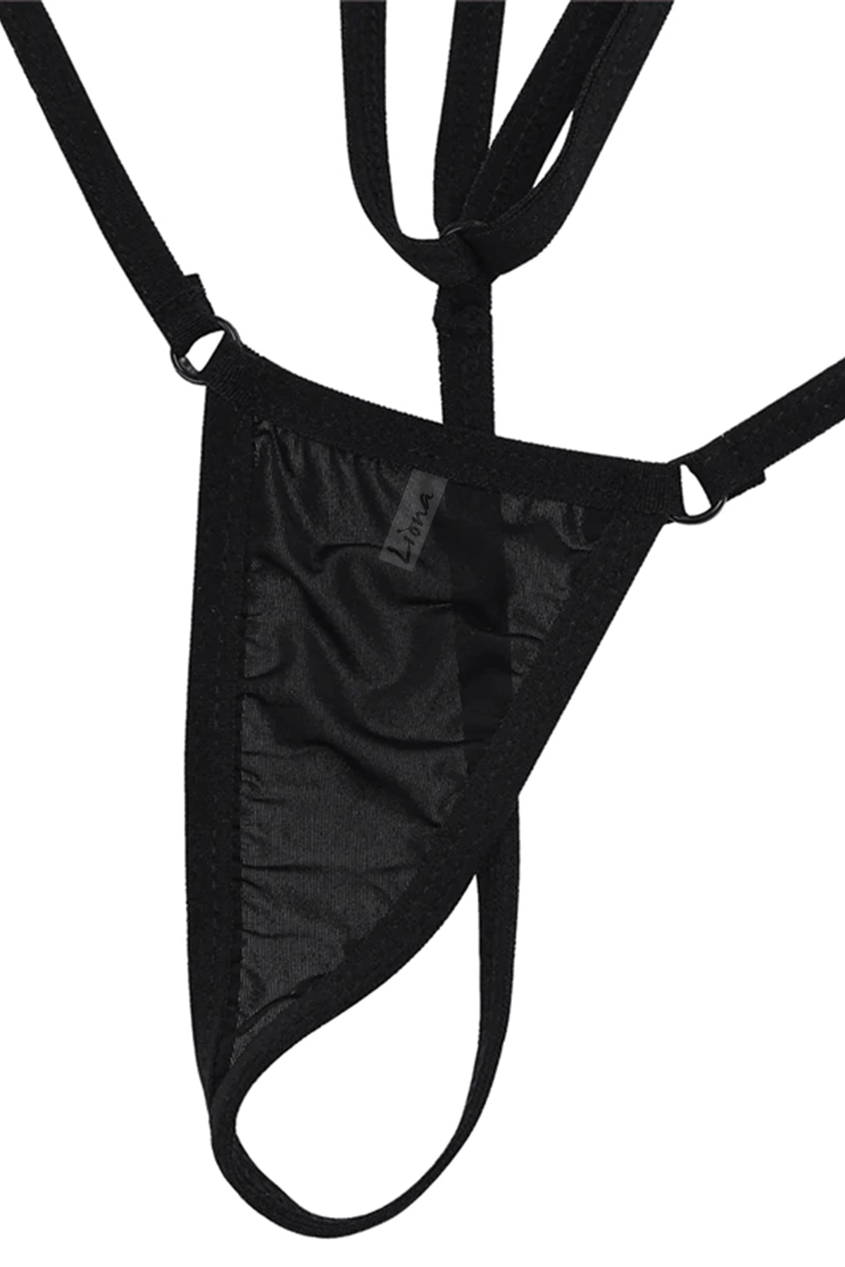 Lesca Lesca Kadın Fantazi İç Giyim Siyah Fantezi String