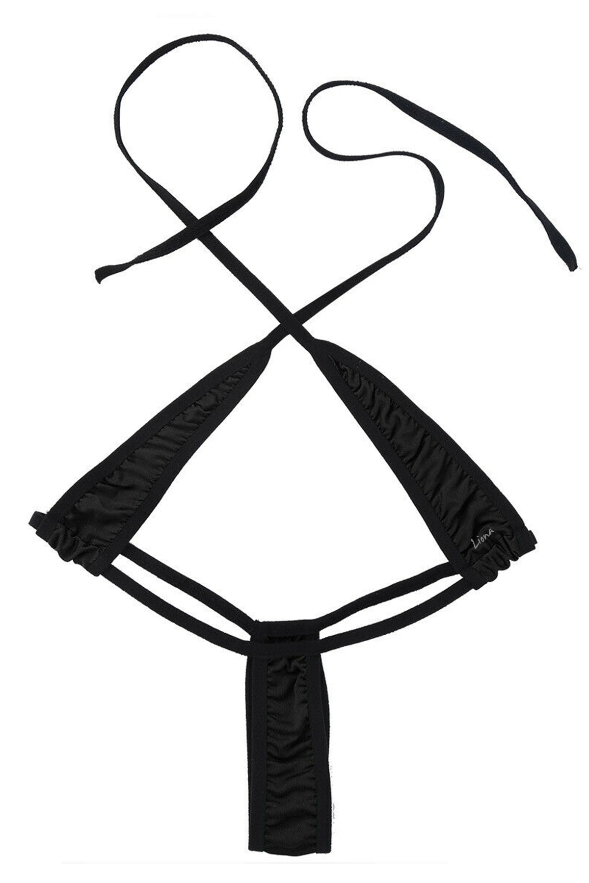 Lesca Lesca Kadın Fantezi İç Giyim Siyah Seksi İç Çamaşırı Takımı