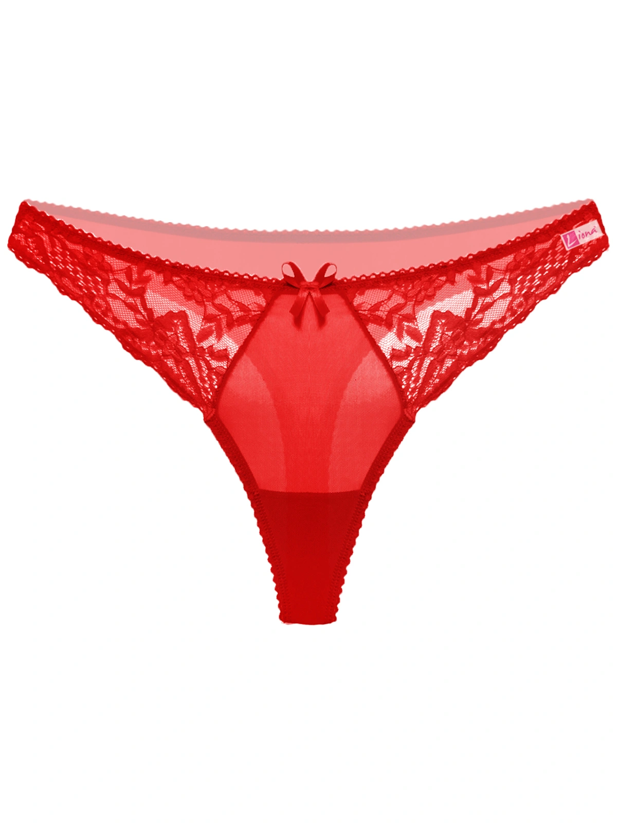 Lesca Lesca Kırmızı Dantelli Fantezi G String Külot