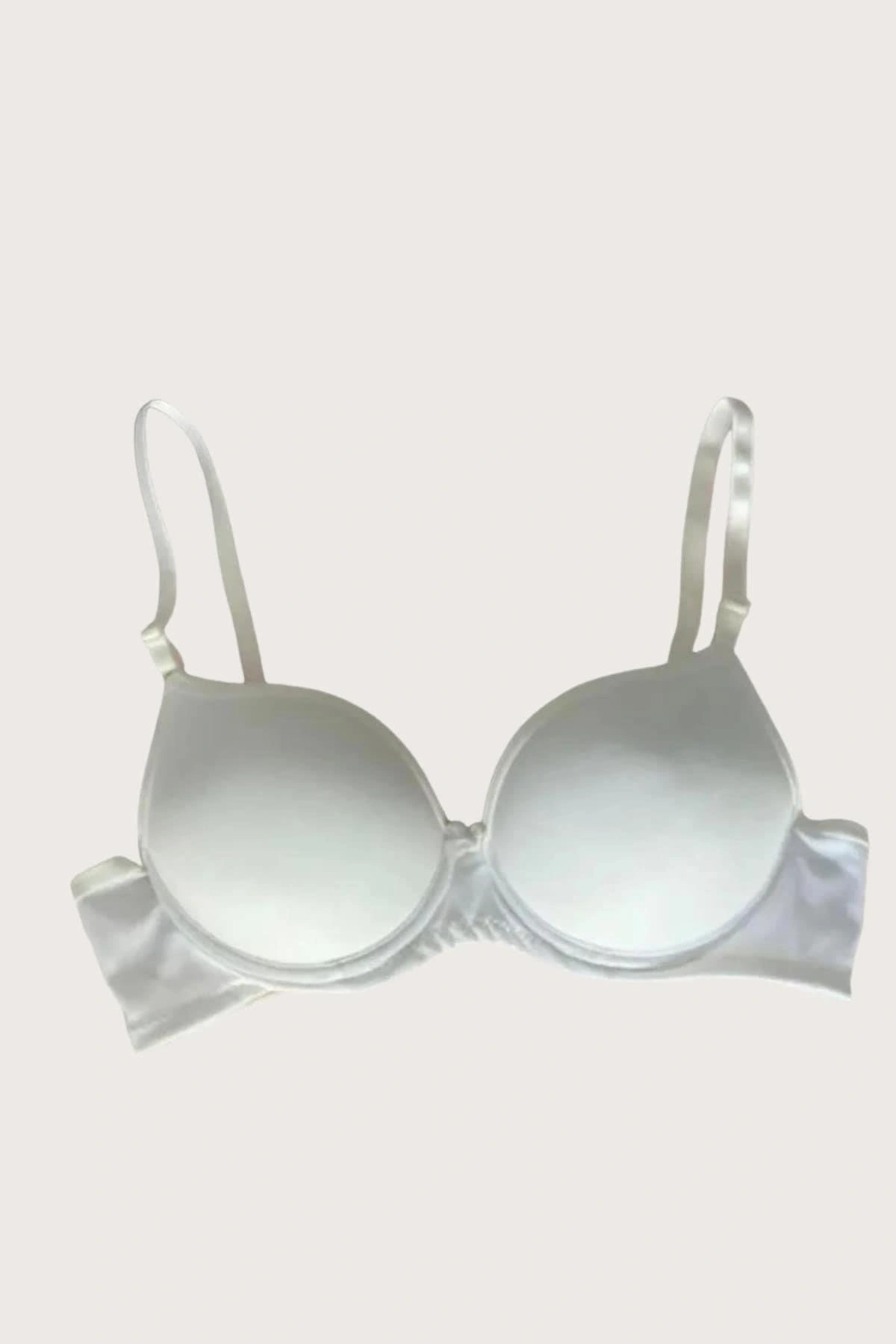 Mikro Kumaş Push Up Dolgulu Balenli Günlük Tek Destekli Sütyen