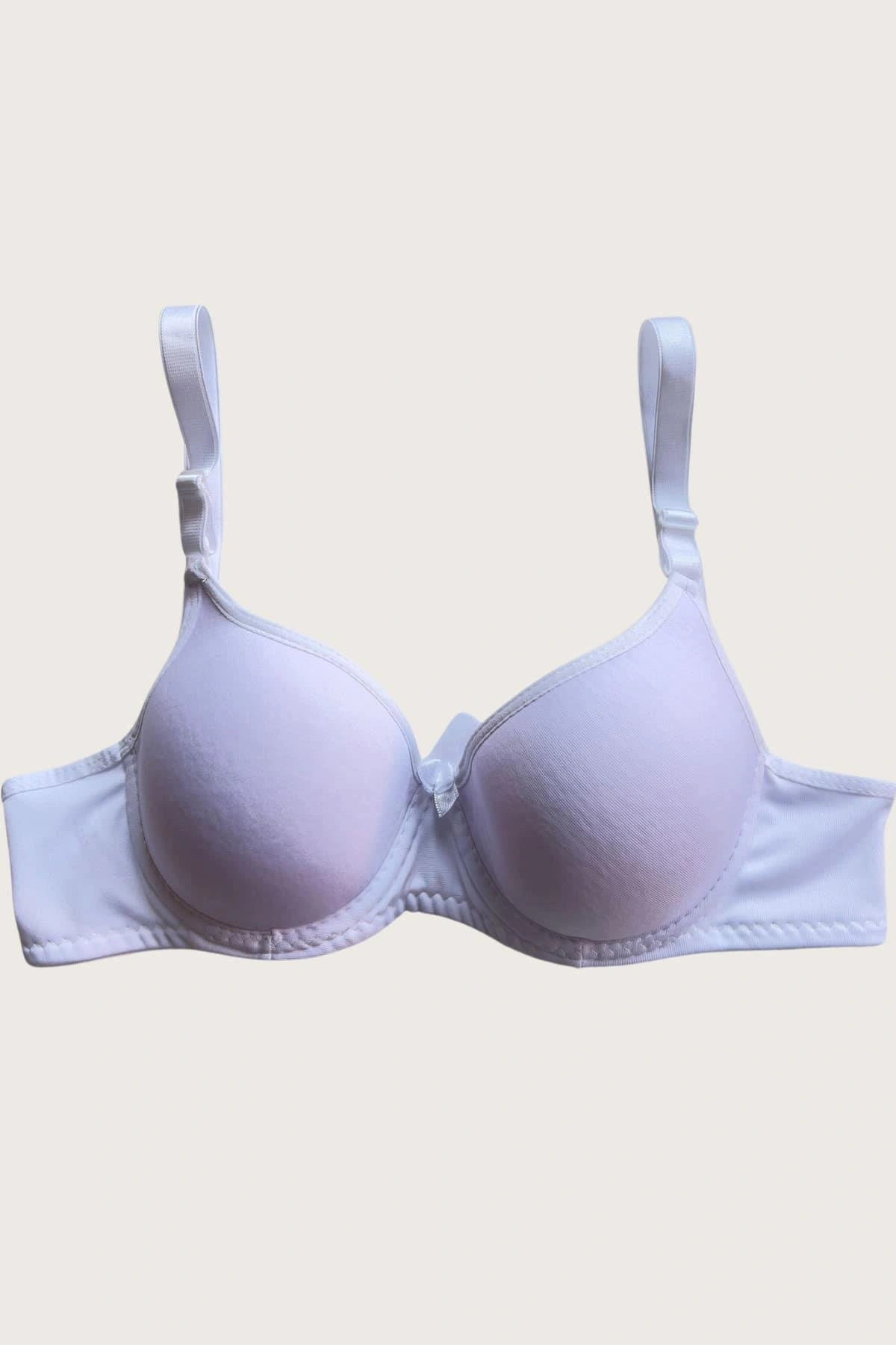 Mikro Kumaş Push Up Dolgulu Balenli Günlük Tek Destekli Sütyen