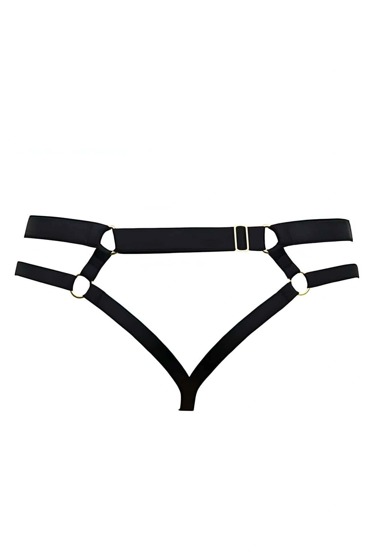 Özel Bölgesi Açık Seksi Harness String - Brf354