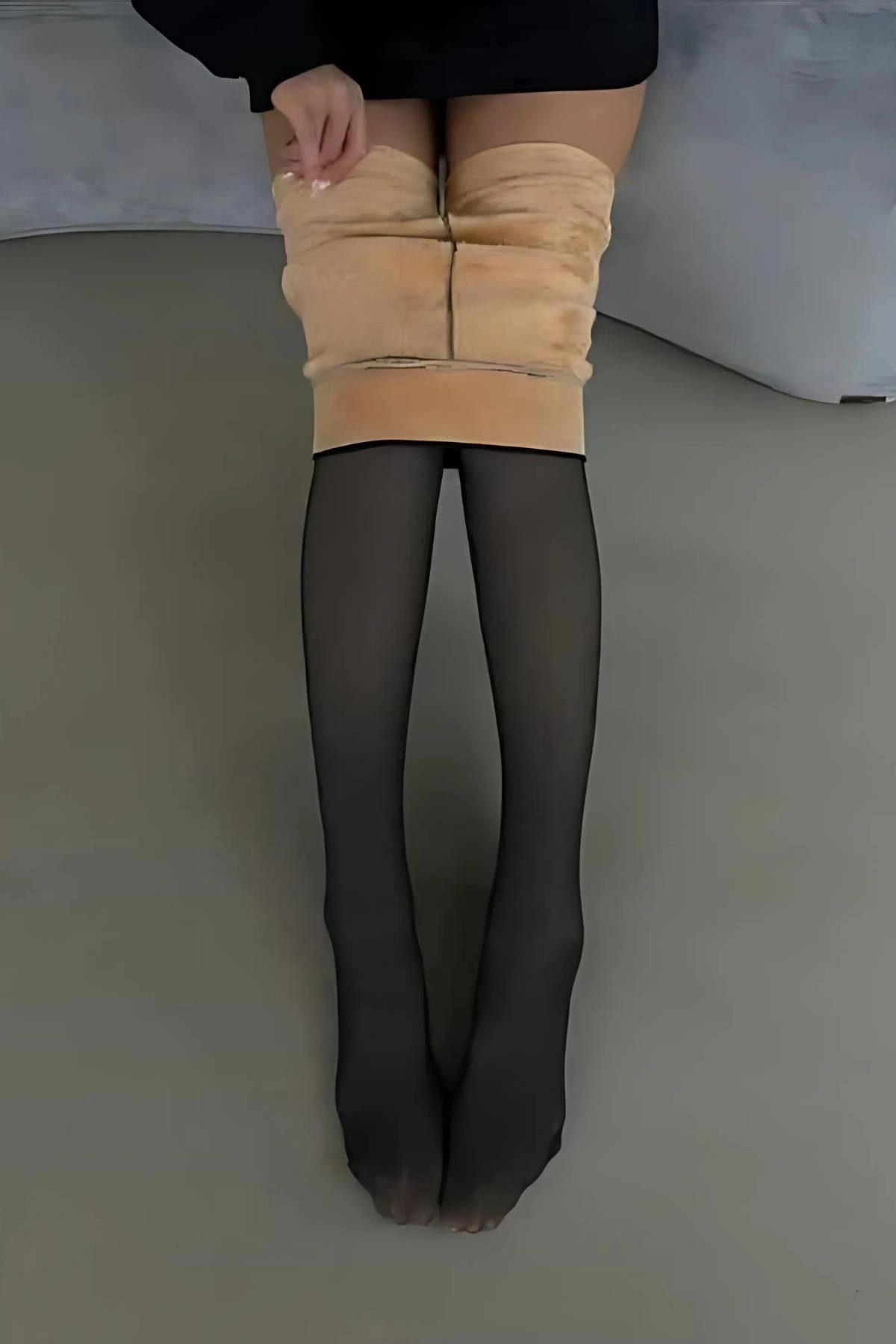 R9800-1 Ayaklı Peluş Tayt