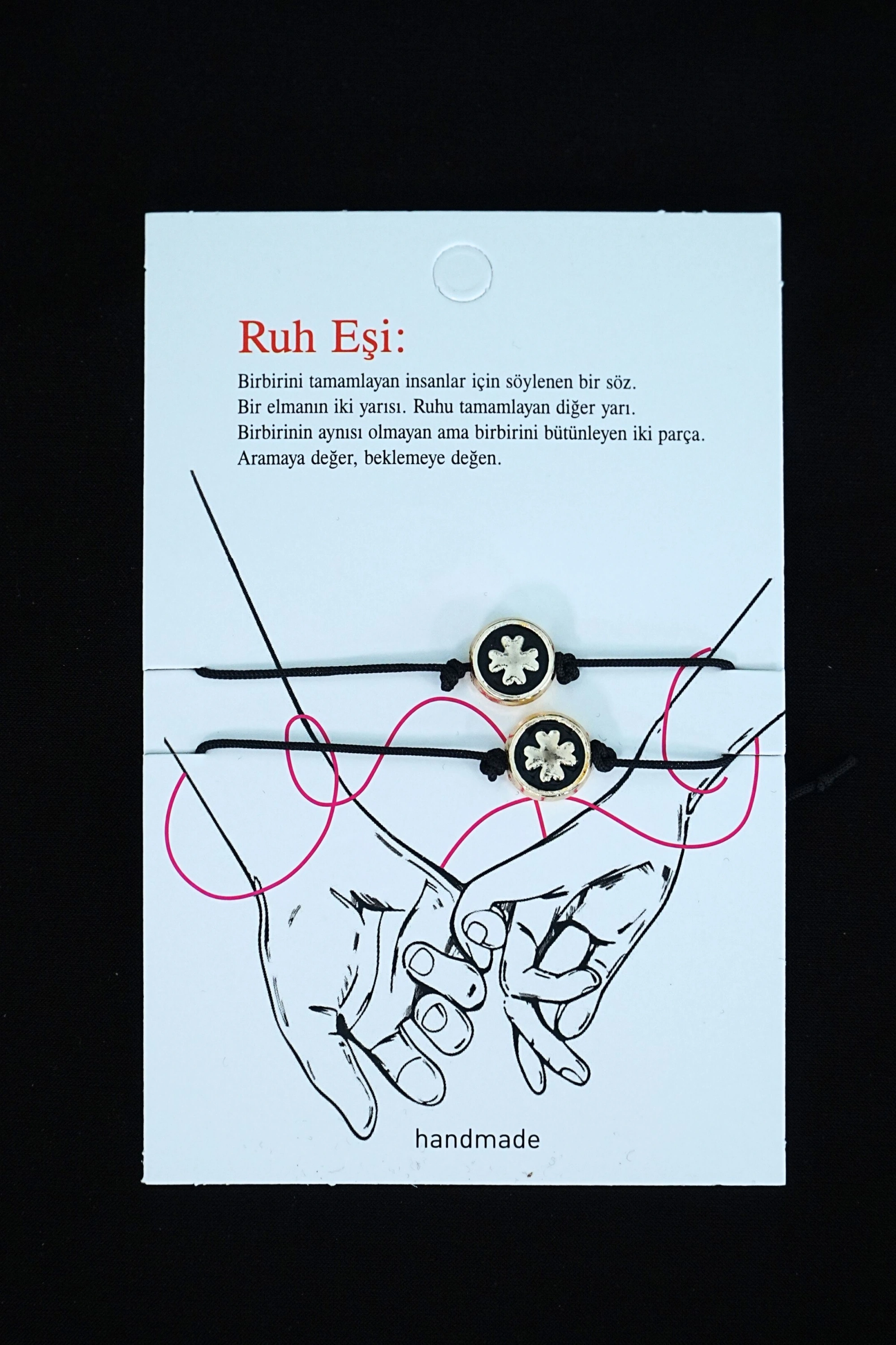 Ruh Eşi Yonca Bileklik Arkadaş Şans Bilekliği