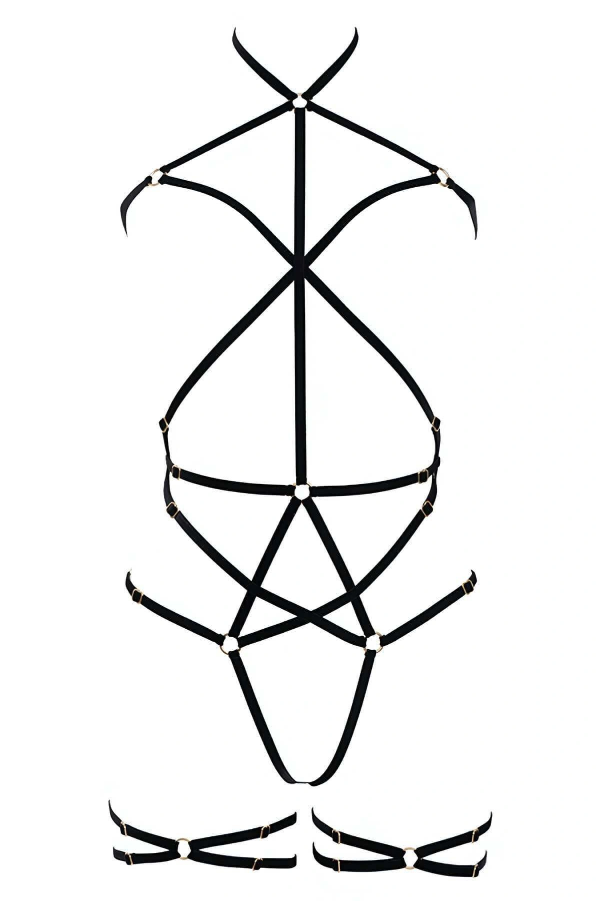 Seksi Lastik Vücut Takısı - Brf341