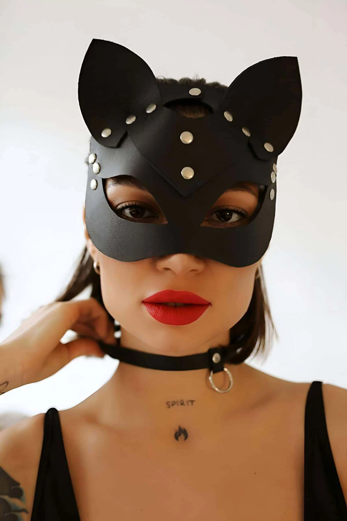 Seksi Maske Ve Choker-tasma Takım - Brf784