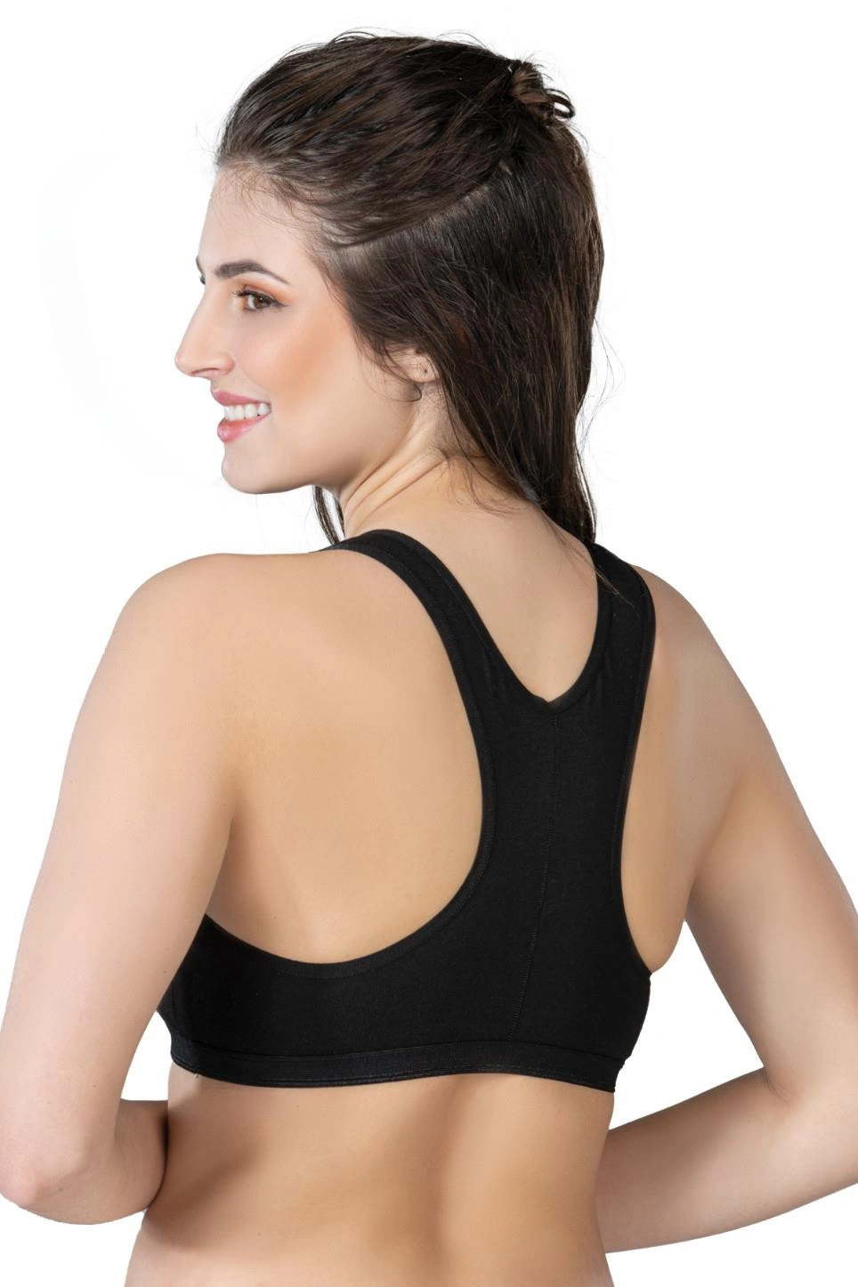 Siyah Mı Emay 1424 Modal Cotton Sporcu Büstiyer