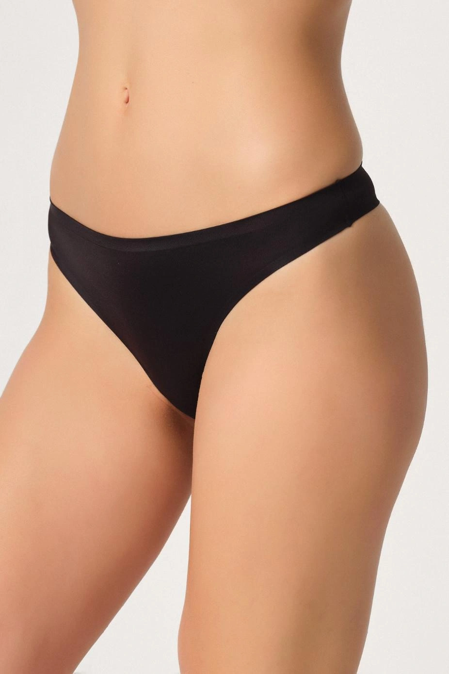 Siyah Mı Emay 2802 Yapıştırma Lazer Kesim String Külot