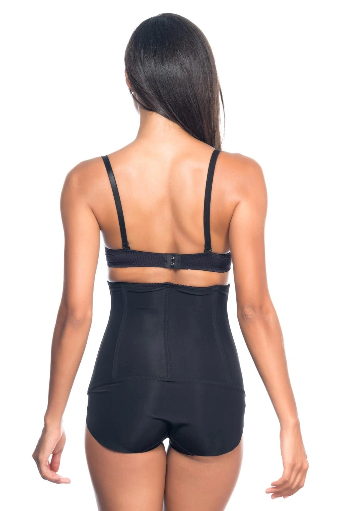 Siyah Mı Emay 2824 Yüksek Bel Balen Agraflı Slıp Lazer Korse