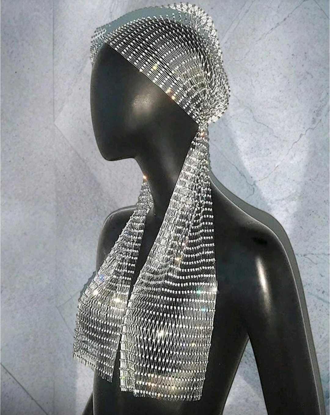 Taşlı Kafa Aksesuarı Kristal Bandana