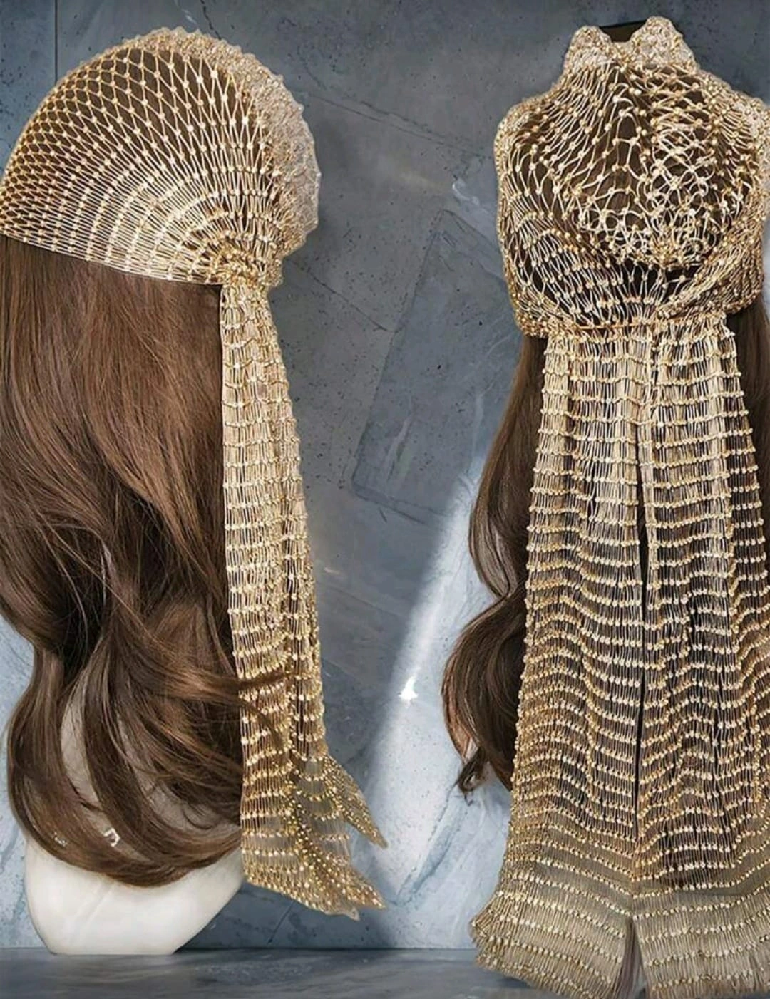 Taşlı Kafa Aksesuarı Kristal Bandana