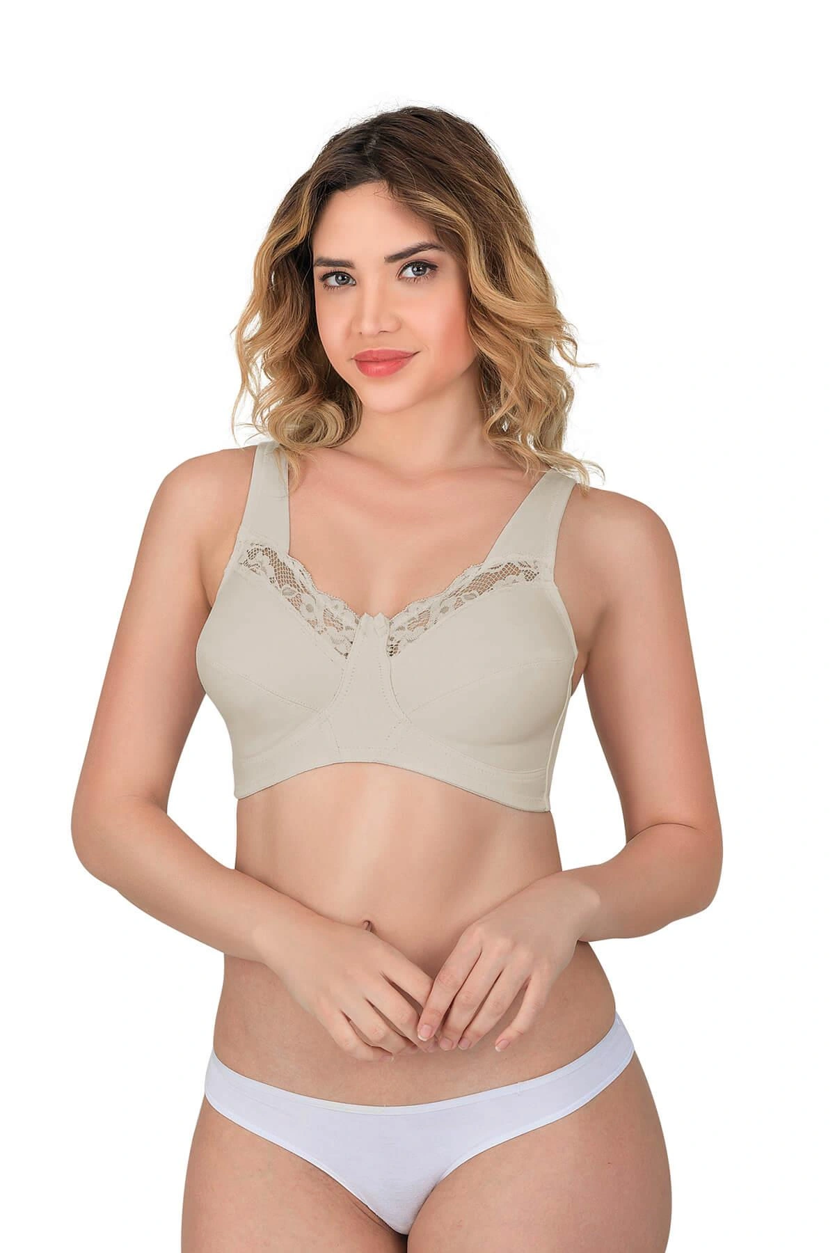 Ten Mı Emay 181 C Dantelli Toparlayıcı Cotton Sütyen